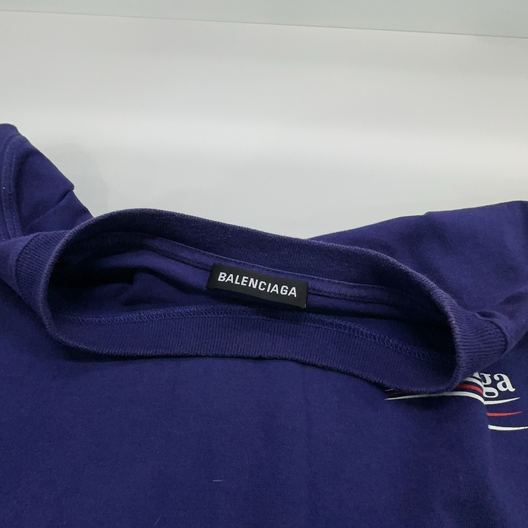 Balenciaga Balenciaga Political Campaign Logo T-Shirt L Size US L / EU 52-54 / 3 - 6 Thumbnail