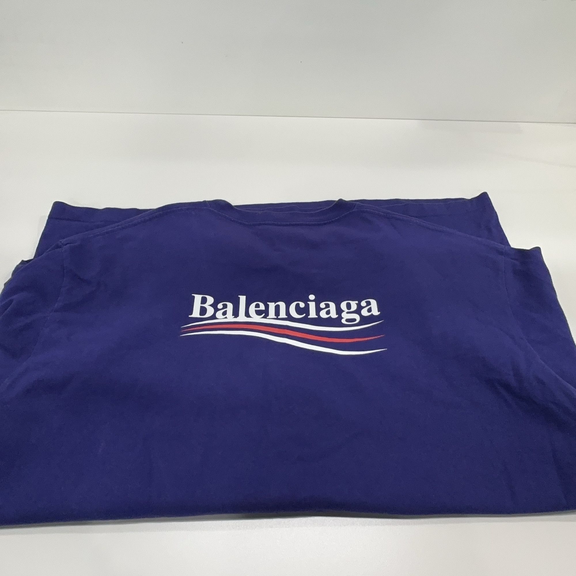 Balenciaga Balenciaga Political Campaign Logo T-Shirt L Size US L / EU 52-54 / 3 - 10 Thumbnail