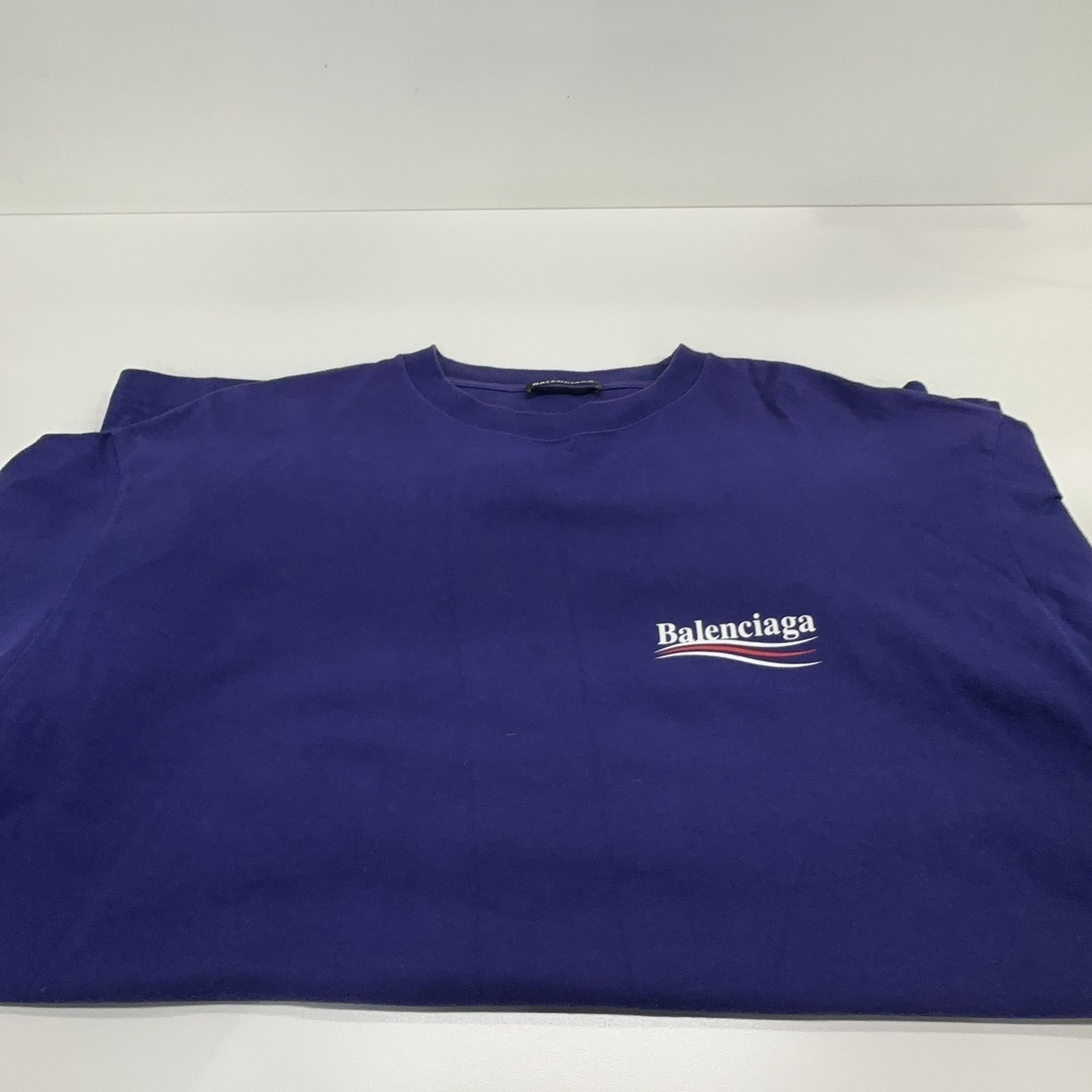 Balenciaga Balenciaga Political Campaign Logo T-Shirt L Size US L / EU 52-54 / 3 - 7 Thumbnail