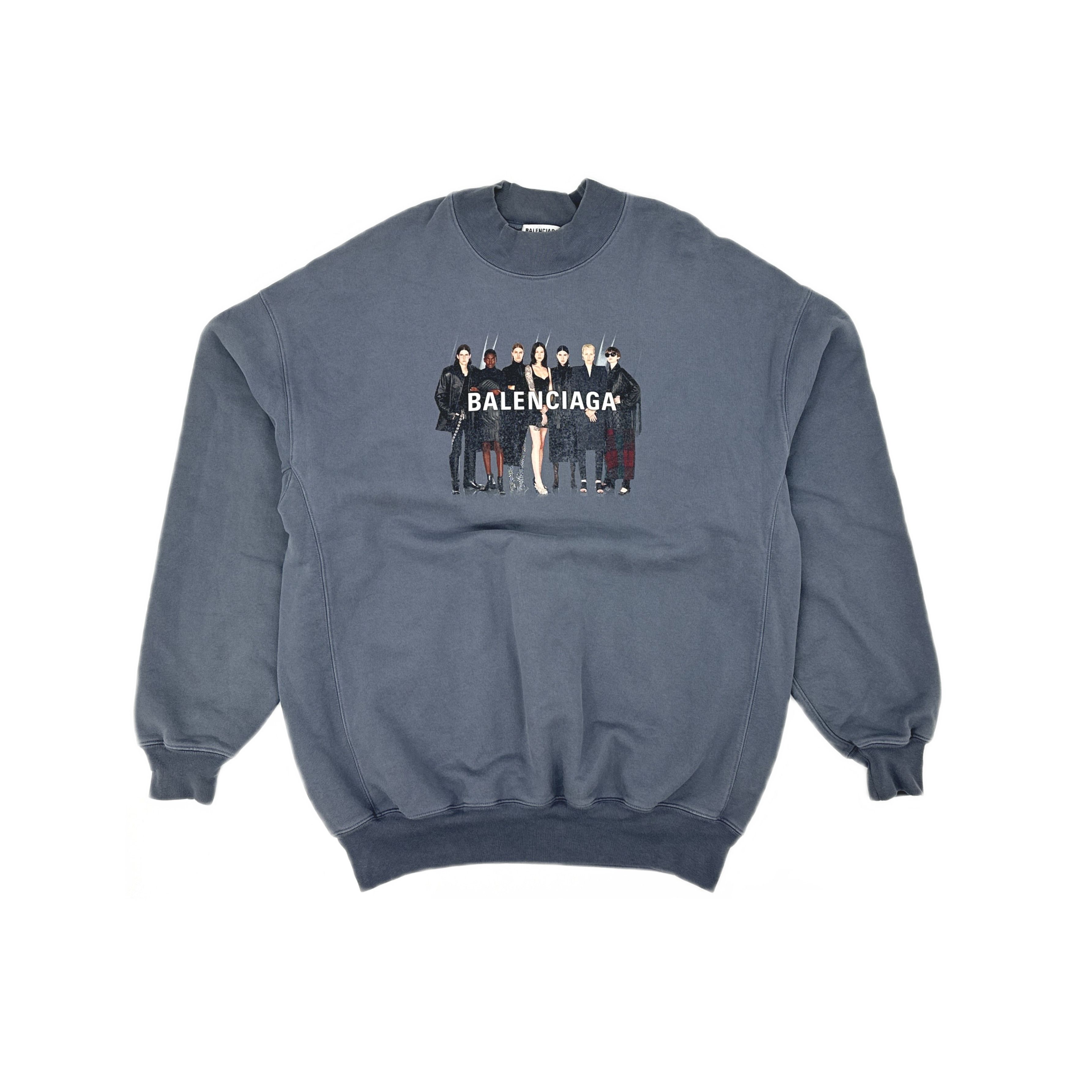 Balenciaga Balenciaga Portrait Graphic Sweatshirt S Size US S / EU 44-46 / 1 - 2 Thumbnail
