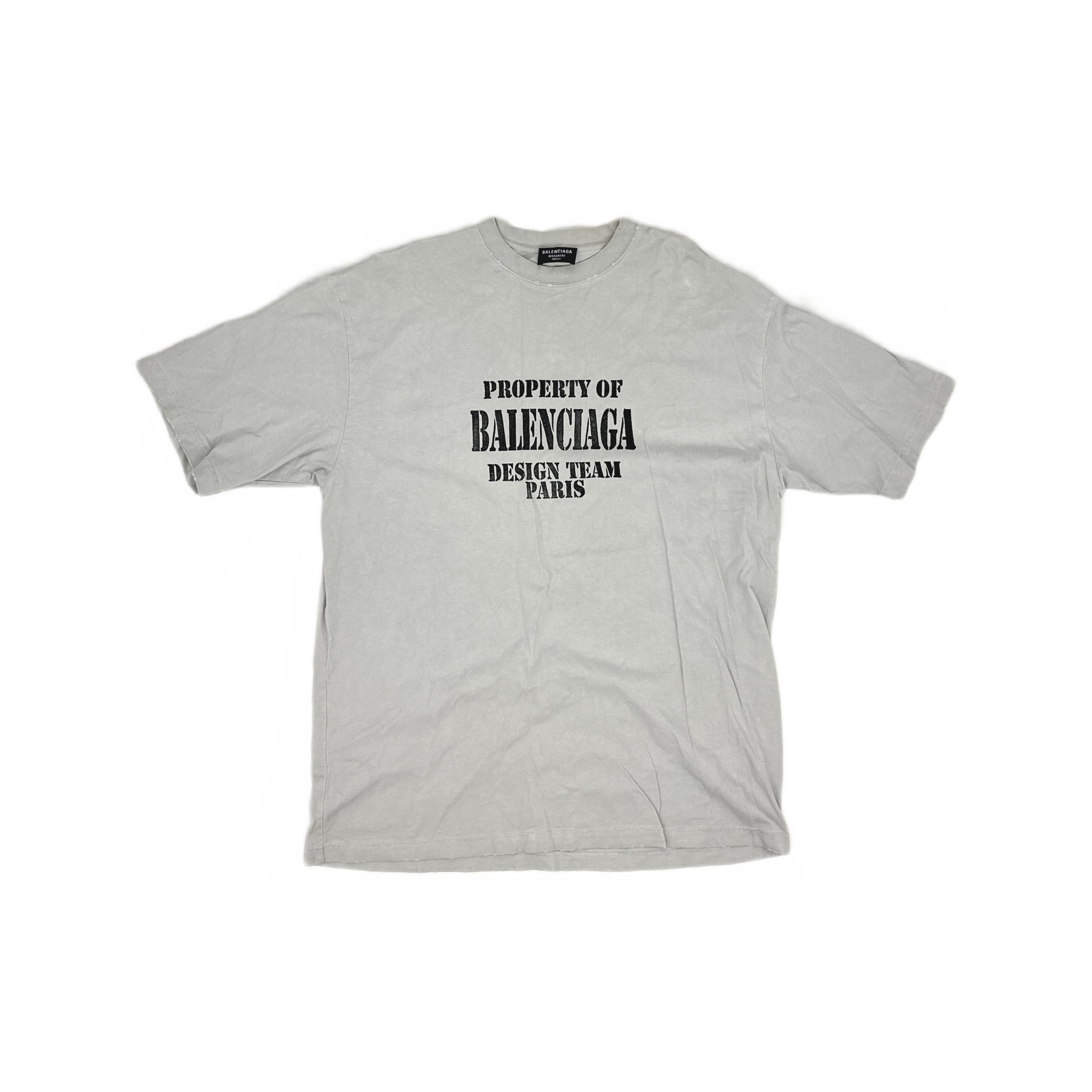 Balenciaga Balenciaga Design Team Logo T-Shirt Size L Size US L / EU 52-54 / 3 - 2 Thumbnail