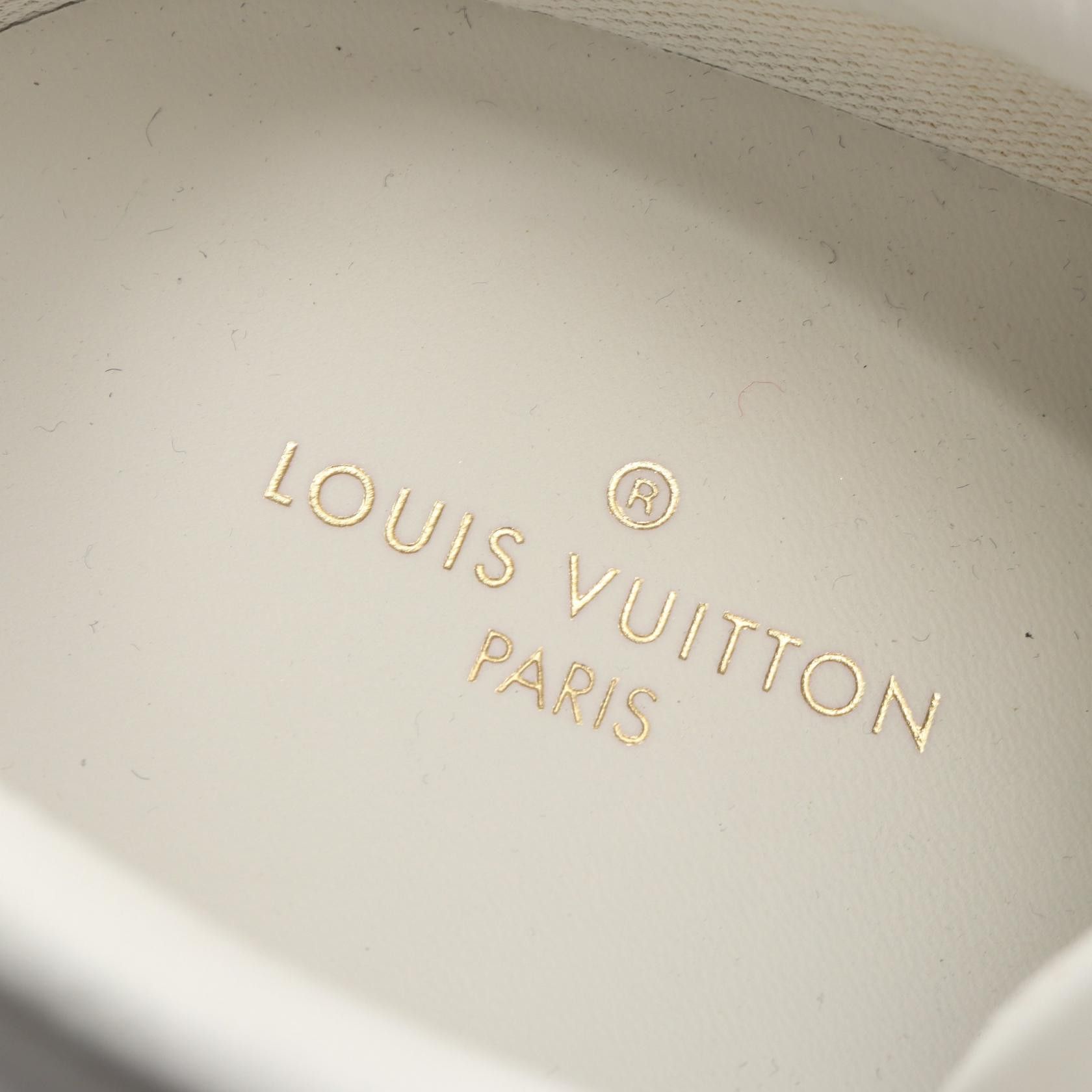 Louis Vuitton Louis Vuitton Louis Vuitton Luxembourg Line Leather Sneakers Leather Shoes DUTY FREE for USA Size ONE SIZE - 5 Thumbnail