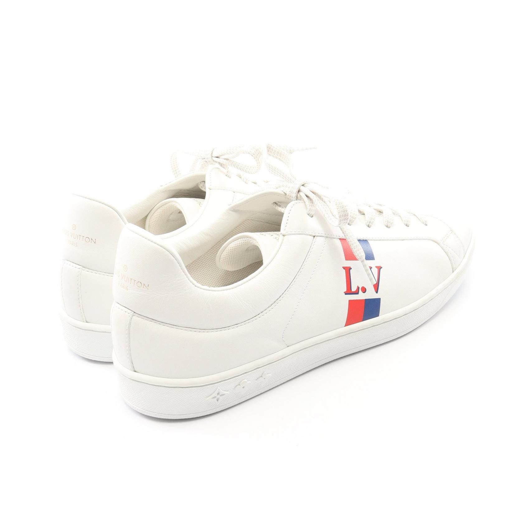Louis Vuitton Louis Vuitton Louis Vuitton Luxembourg Line Leather Sneakers Leather Shoes DUTY FREE for USA Size ONE SIZE - 2 Thumbnail
