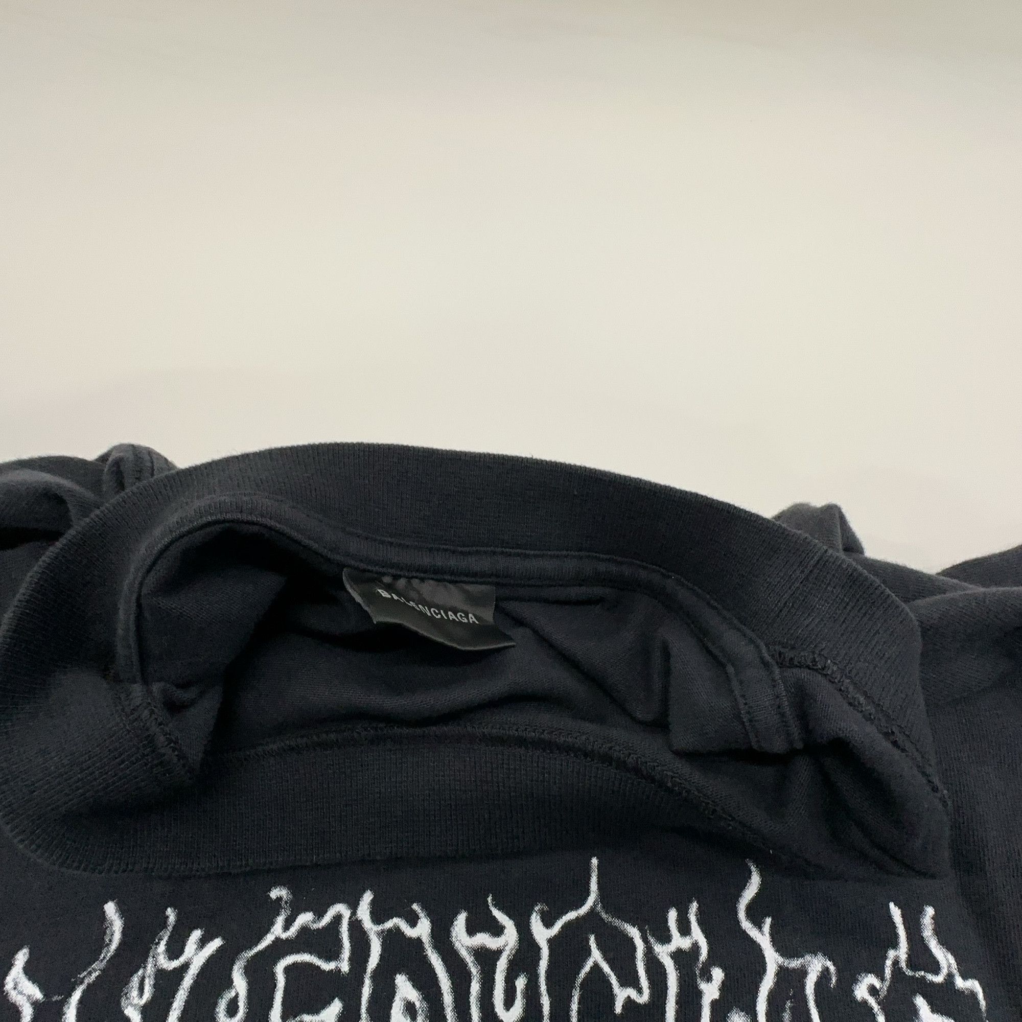 Balenciaga Balenciaga SS24 Logo Print Washed T-Shirt Size L Size US L / EU 52-54 / 3 - 8 Thumbnail