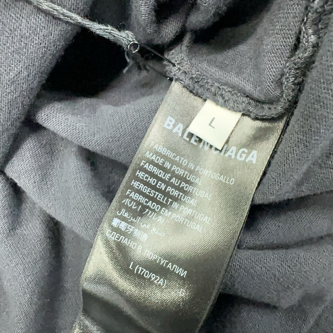 Balenciaga Balenciaga SS24 Logo Print Washed T-Shirt Size L Size US L / EU 52-54 / 3 - 5 Thumbnail