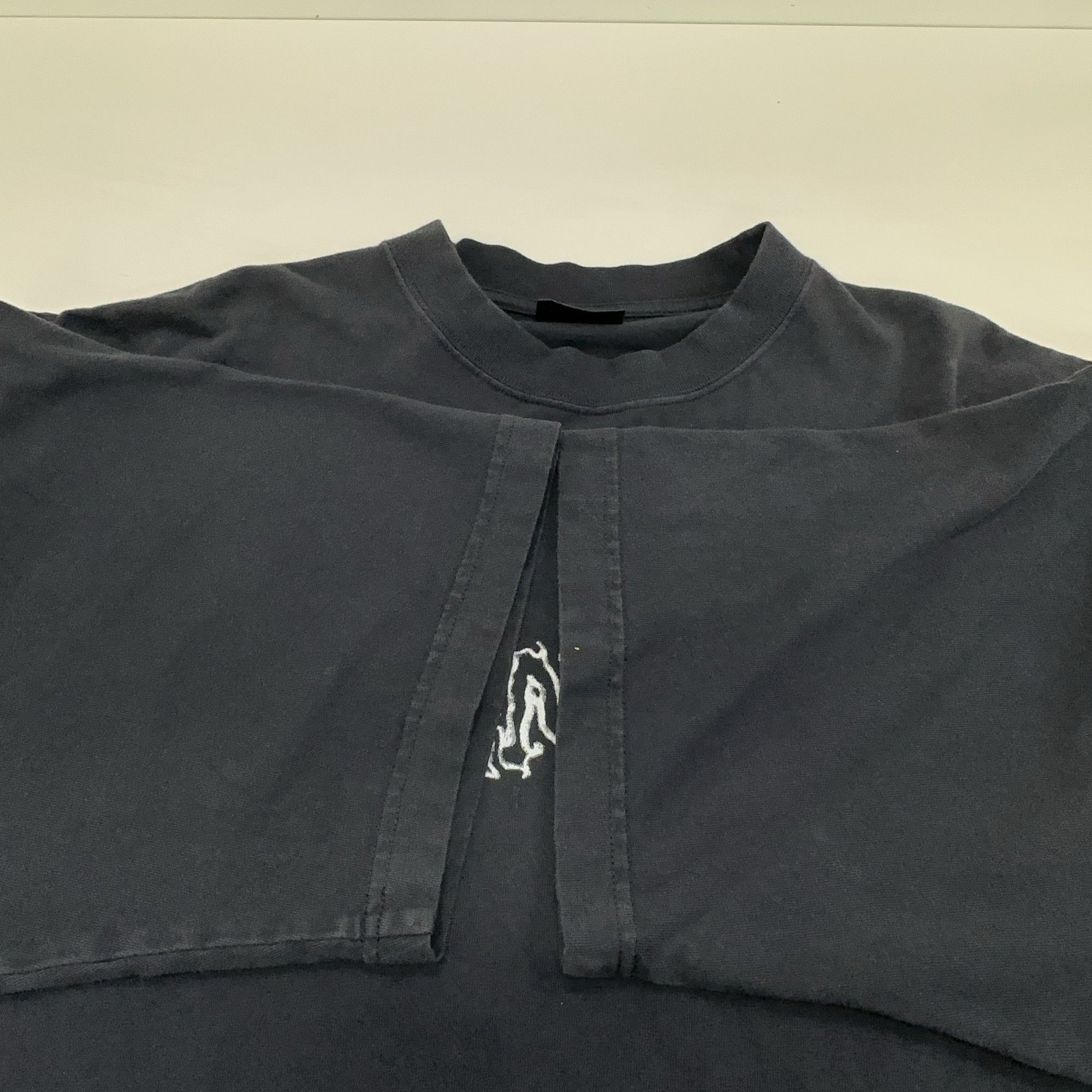 Balenciaga Balenciaga SS24 Logo Print Washed T-Shirt Size L Size US L / EU 52-54 / 3 - 12 Thumbnail