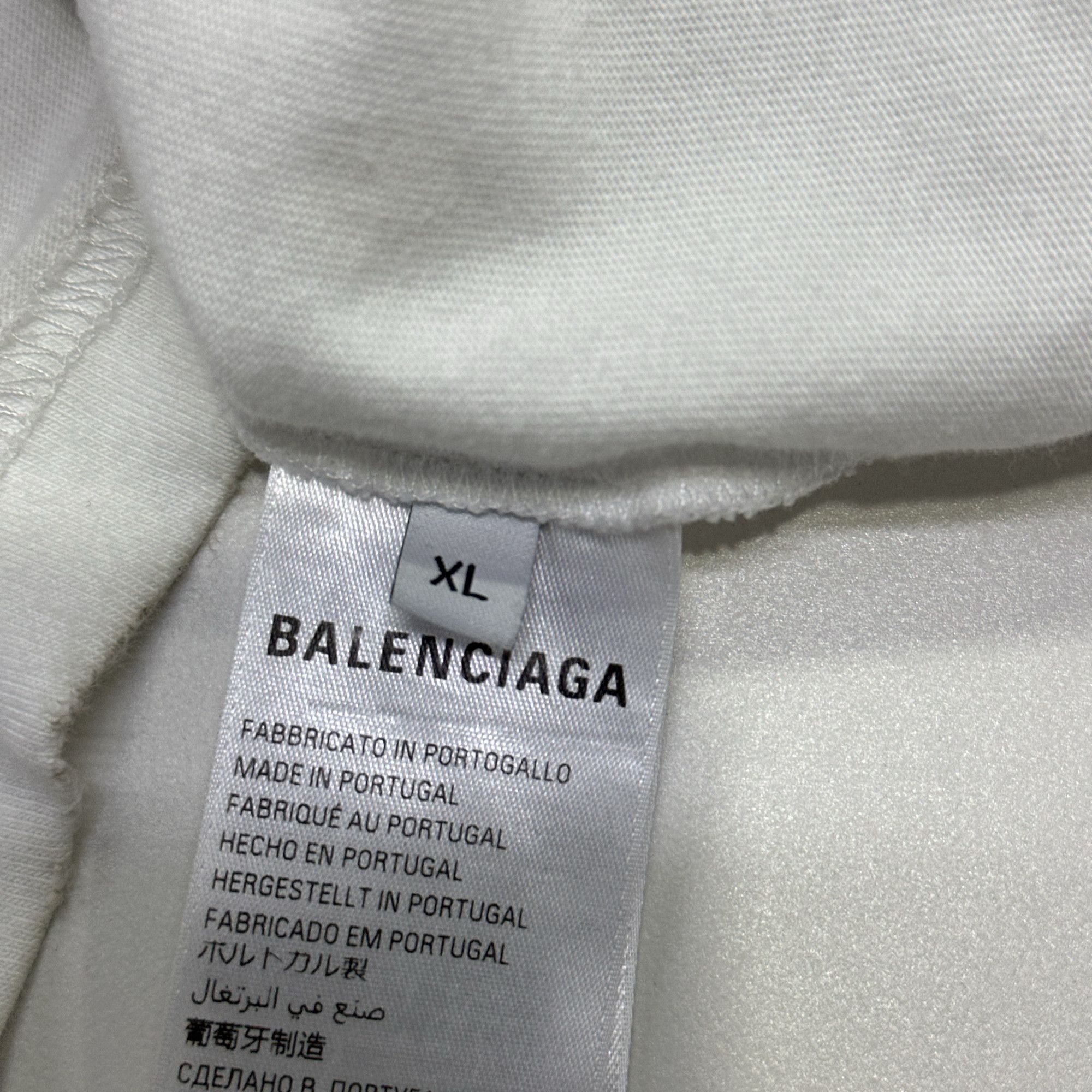 Balenciaga Balenciaga SS23 Graffiti Logo T-Shirt XL Size US XL / EU 56 / 4 - 4 Thumbnail