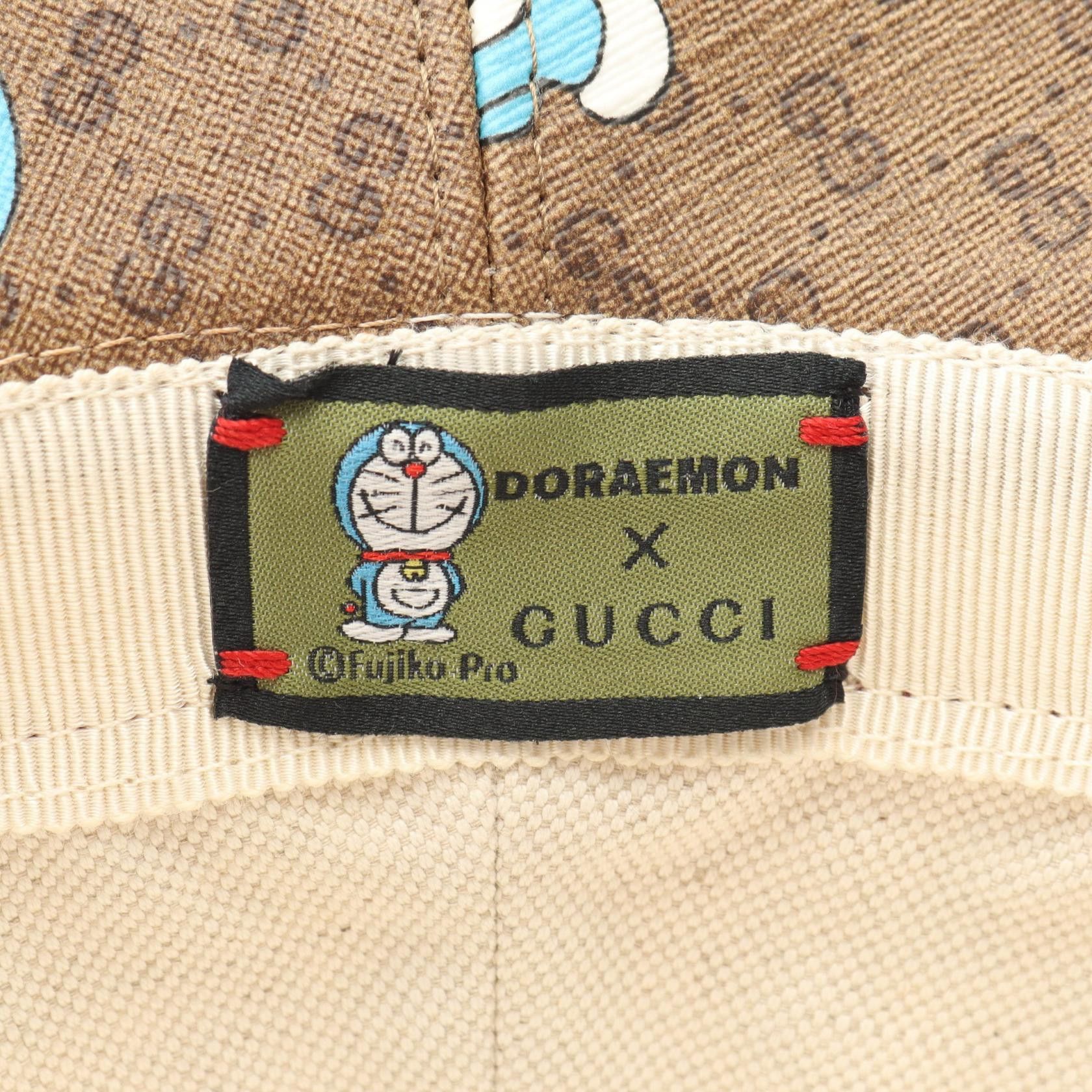 Gucci Gucci Gucci Doraemon Leather PVC Hat Leather Hats 648846 DUTY FREE for USA Size ONE SIZE - 4 Thumbnail