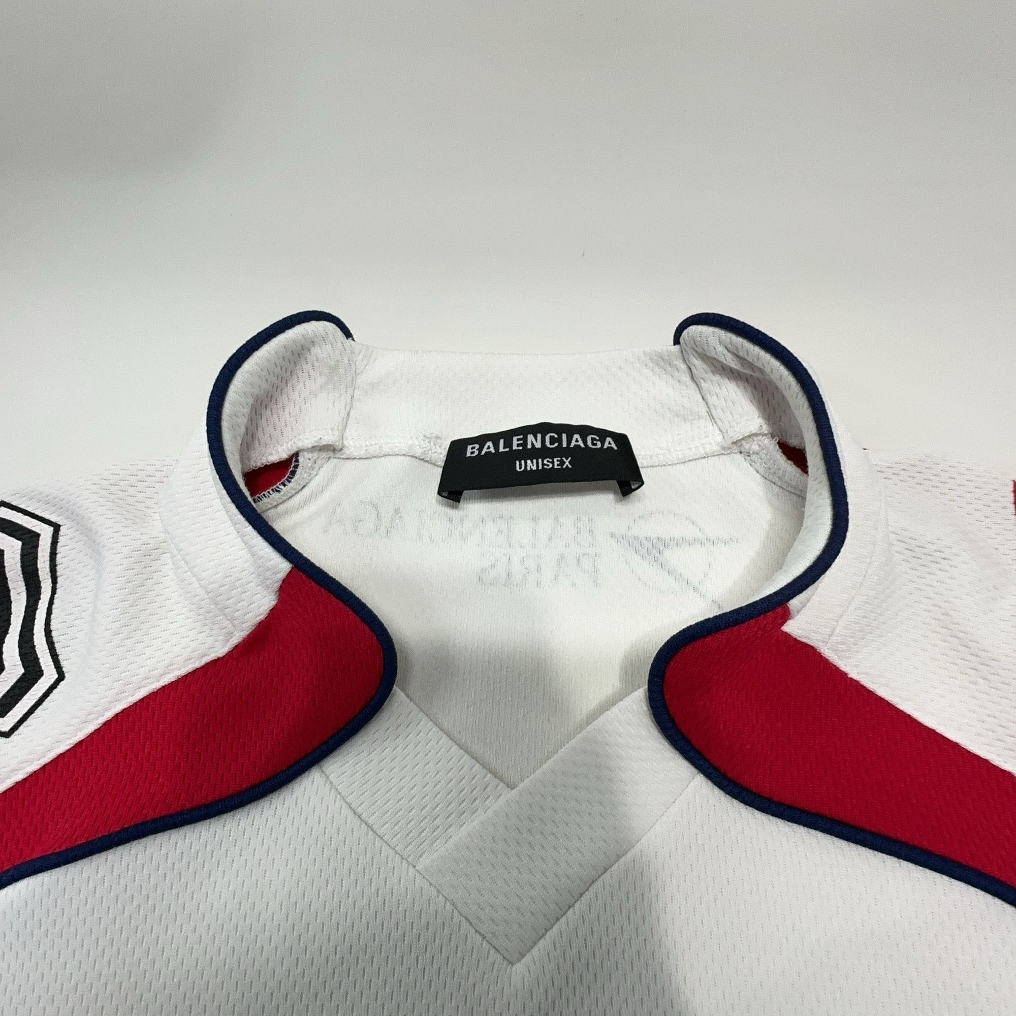 Balenciaga Balenciaga SS21 Hockey Mesh Jersey Size L Size US L / EU 52-54 / 3 - 6 Thumbnail
