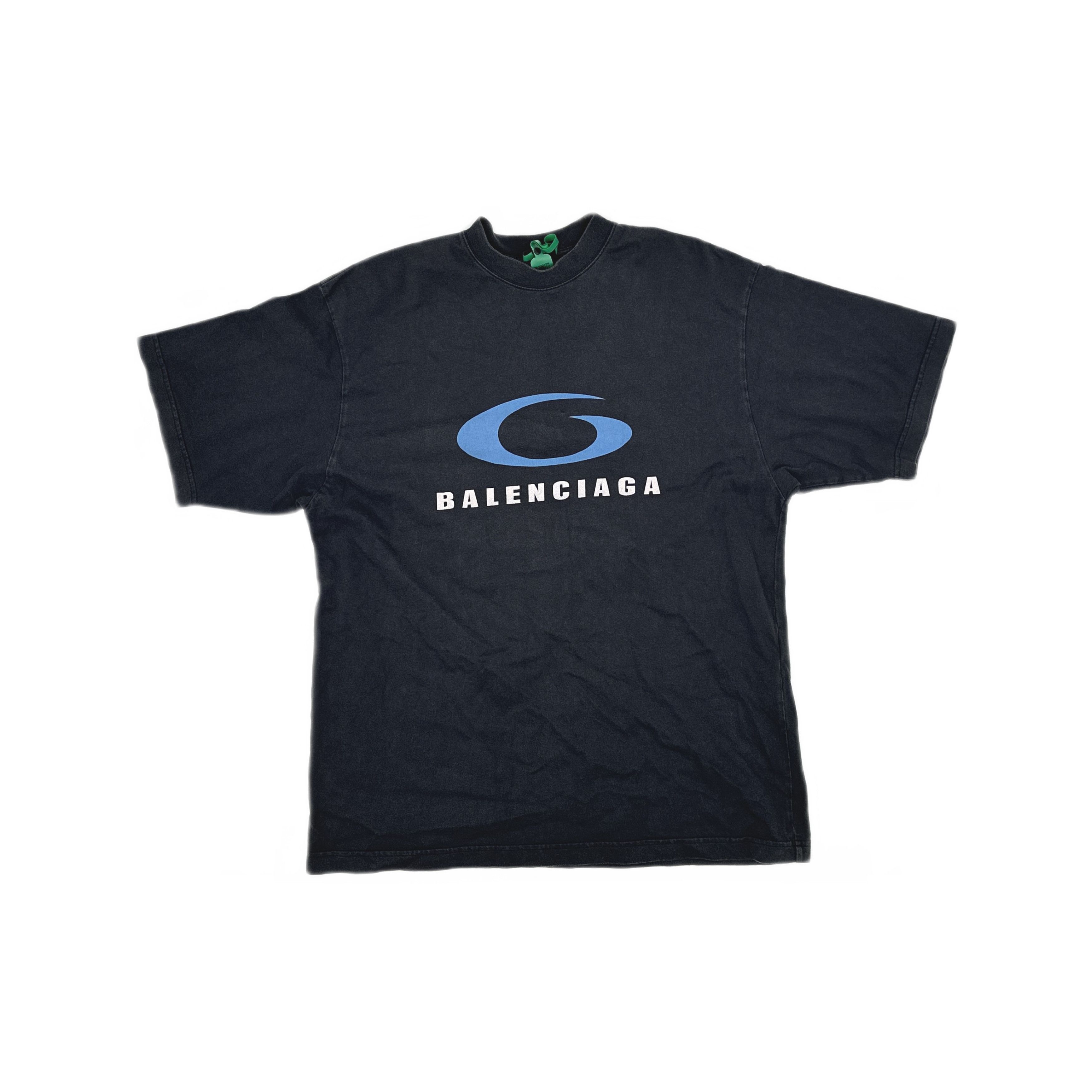 Balenciaga Balenciaga SS24 Logo Graphic T-Shirt M Size US M / EU 48-50 / 2 - 2 Thumbnail