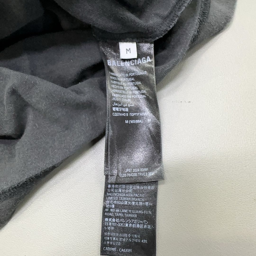 Balenciaga Balenciaga SS24 Logo Graphic T-Shirt M Size US M / EU 48-50 / 2 - 5 Thumbnail