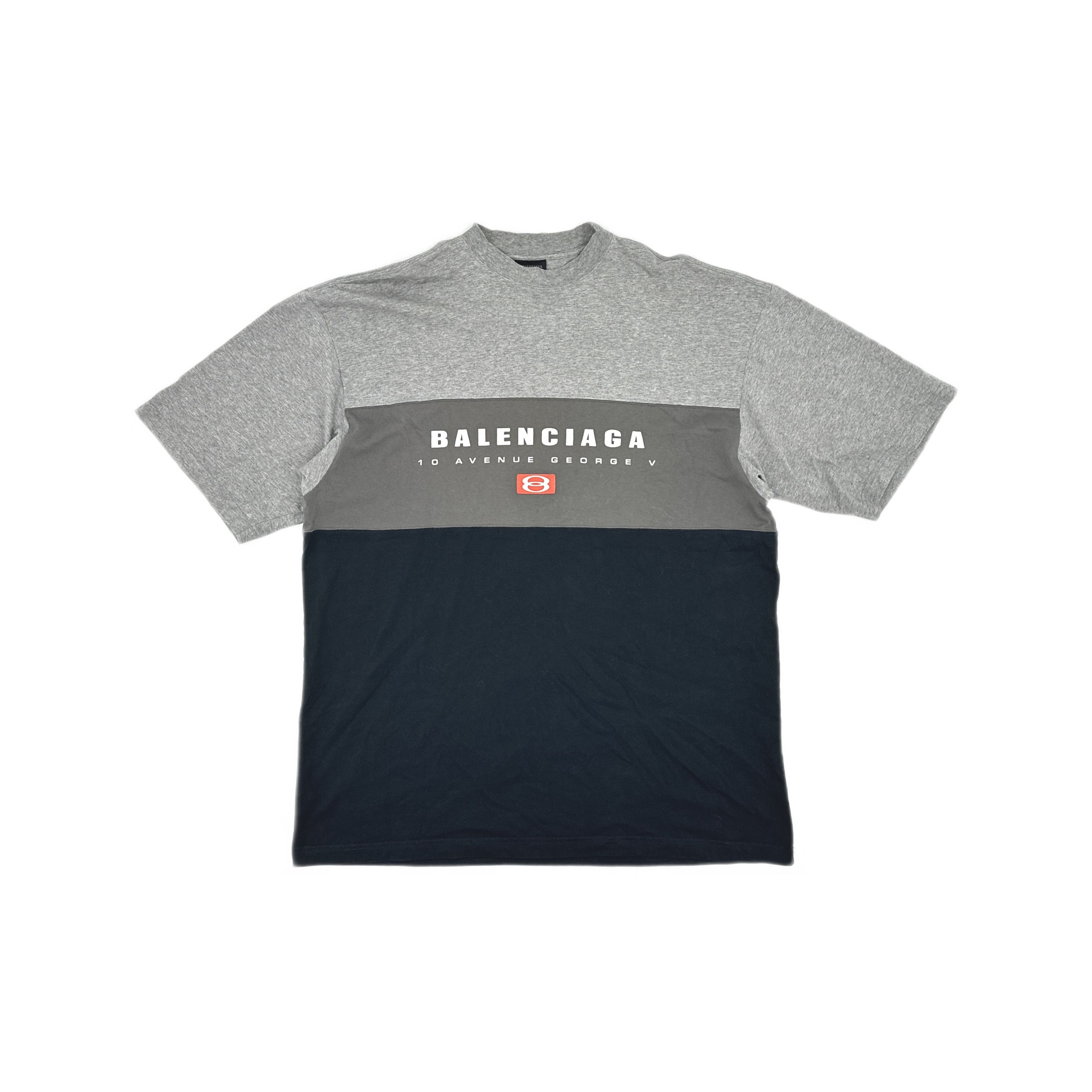 Balenciaga Balenciaga Unity Logo Colorblock T-Shirt XXS Size US XXS / EU 40 - 2 Thumbnail