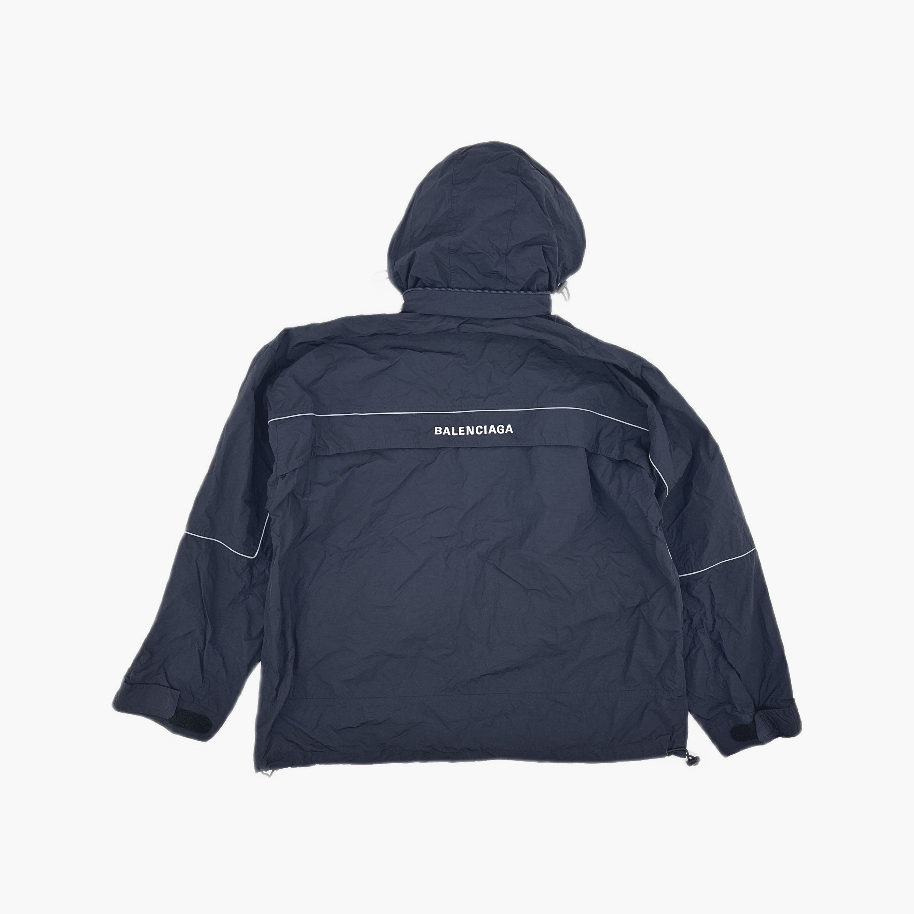 Balenciaga Balenciaga Quarter-Zip Logo Windbreaker 44 Size US S / EU 44-46 / 1 - 3 Thumbnail