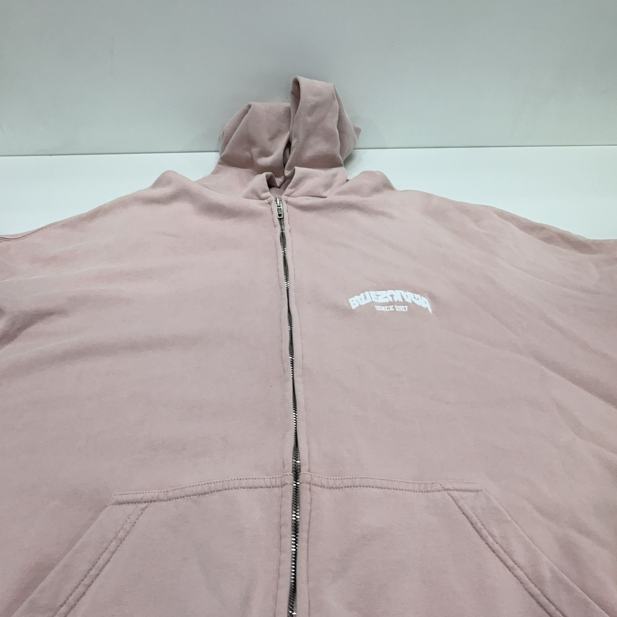 Balenciaga Balenciaga Logo Pink Zip Hoodie Size 1 Size S / US 4 / IT 40 - 7 Thumbnail