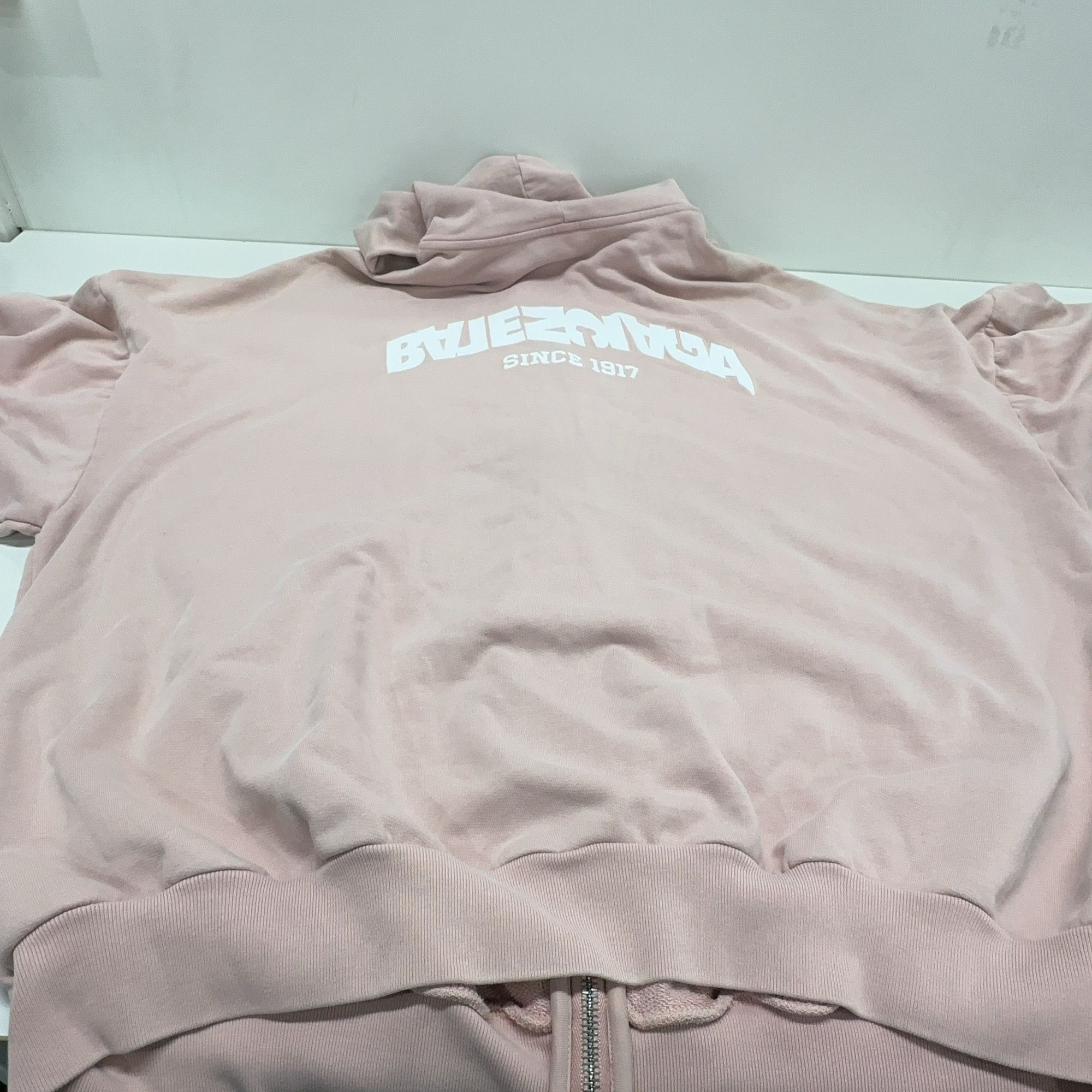 Balenciaga Balenciaga Logo Pink Zip Hoodie Size 1 Size S / US 4 / IT 40 - 12 Thumbnail