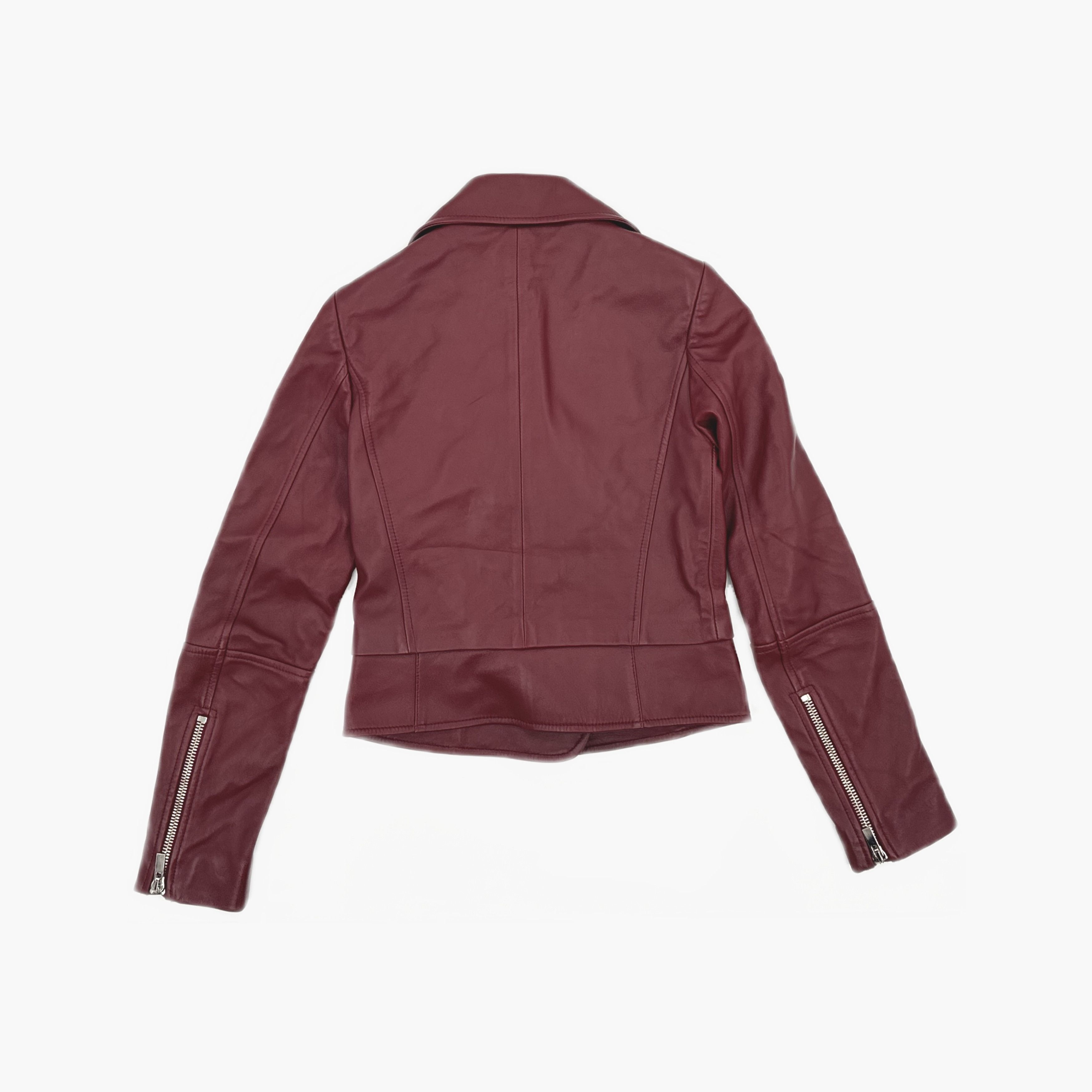 Balenciaga Balenciaga Red Leather Biker Jacket 36 Size XS / US 0-2 / IT 36-38 - 3 Thumbnail