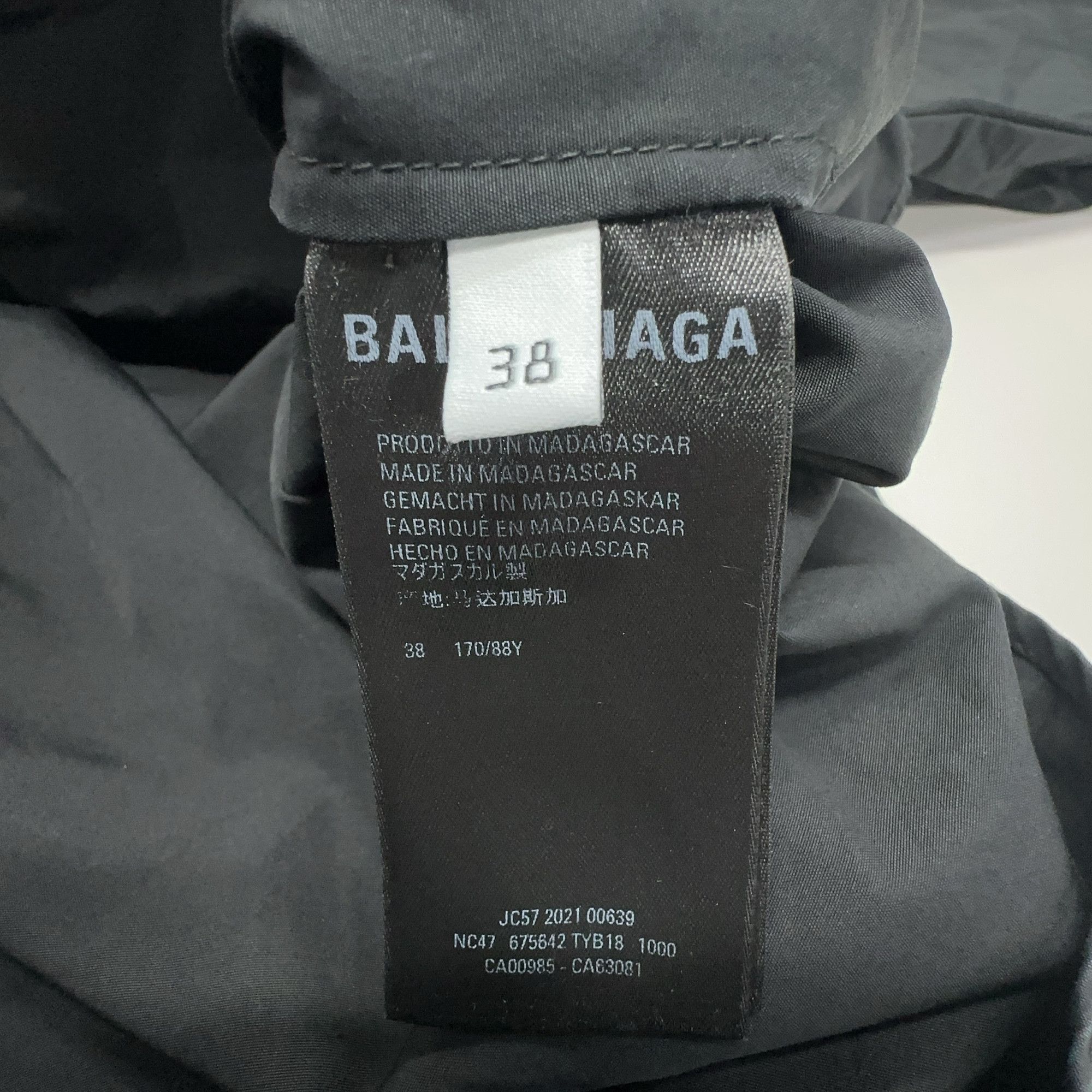 Balenciaga Balenciaga Logo Embroidered Button Up Shirt 38 Size US S / EU 44-46 / 1 - 4 Thumbnail