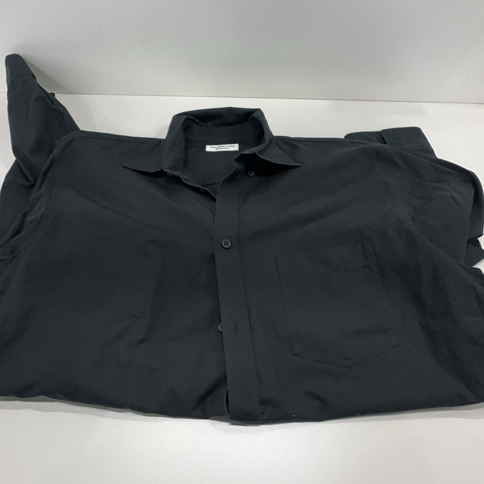 Balenciaga Balenciaga FREE Back Logo Cotton Shirt 38 Size S / US 4 / IT 40 - 10 Thumbnail