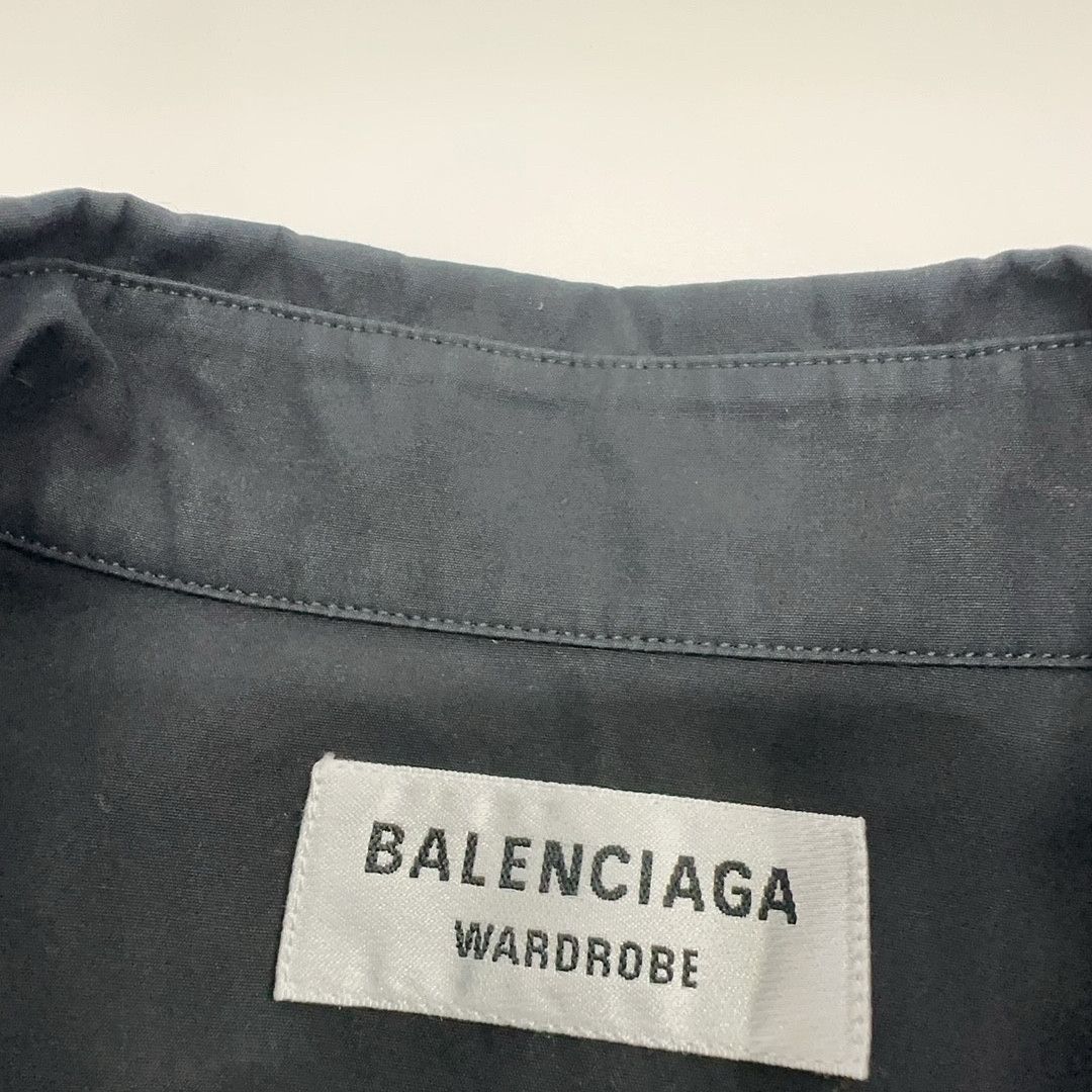 Balenciaga Balenciaga FREE Back Logo Cotton Shirt 38 Size S / US 4 / IT 40 - 5 Thumbnail