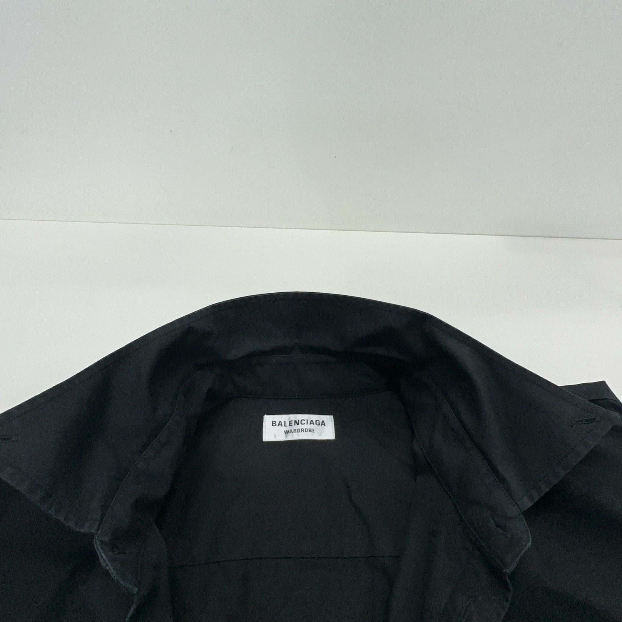 Balenciaga Balenciaga FREE Back Logo Cotton Shirt 38 Size S / US 4 / IT 40 - 6 Thumbnail