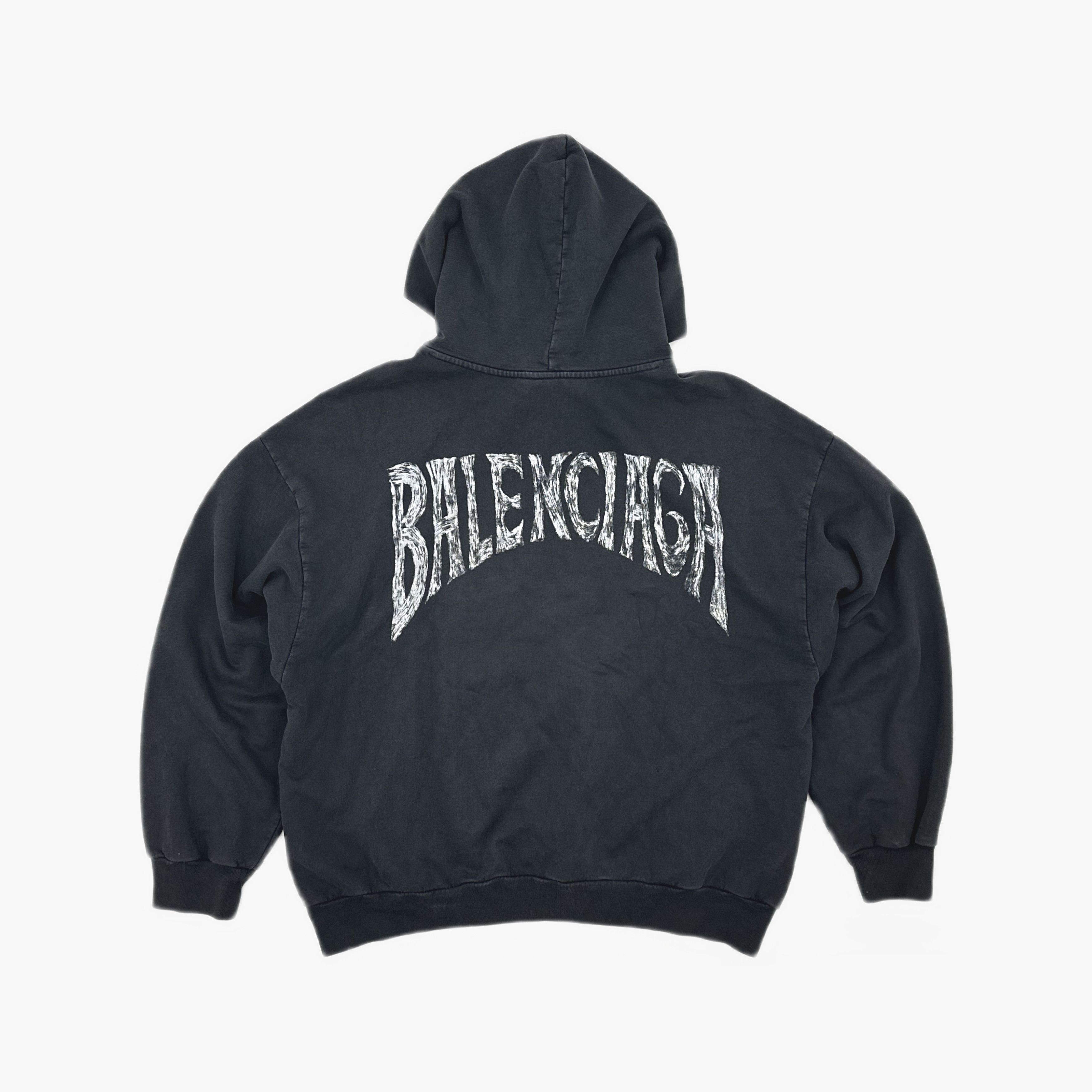 Balenciaga Balenciaga Sketched Logo Hoodie Size S Size US S / EU 44-46 / 1 - 3 Thumbnail