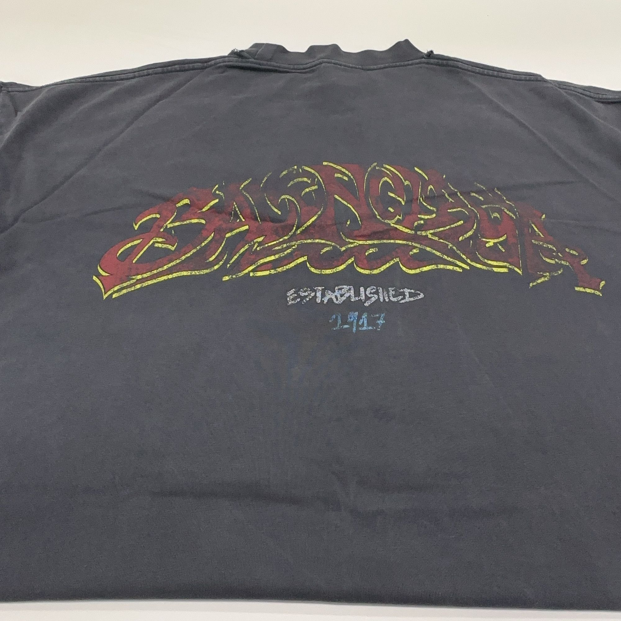 Balenciaga Balenciaga SS23 Graphic Logo Long Sleeve T-Shirt US M Size US M / EU 48-50 / 2 - 15 Thumbnail