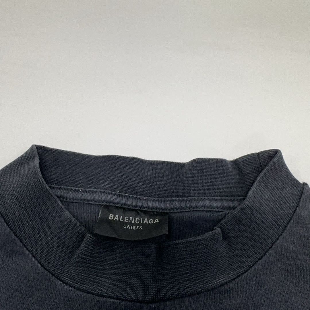 Balenciaga Balenciaga SS23 Graphic Logo Long Sleeve T-Shirt US M Size US M / EU 48-50 / 2 - 6 Thumbnail