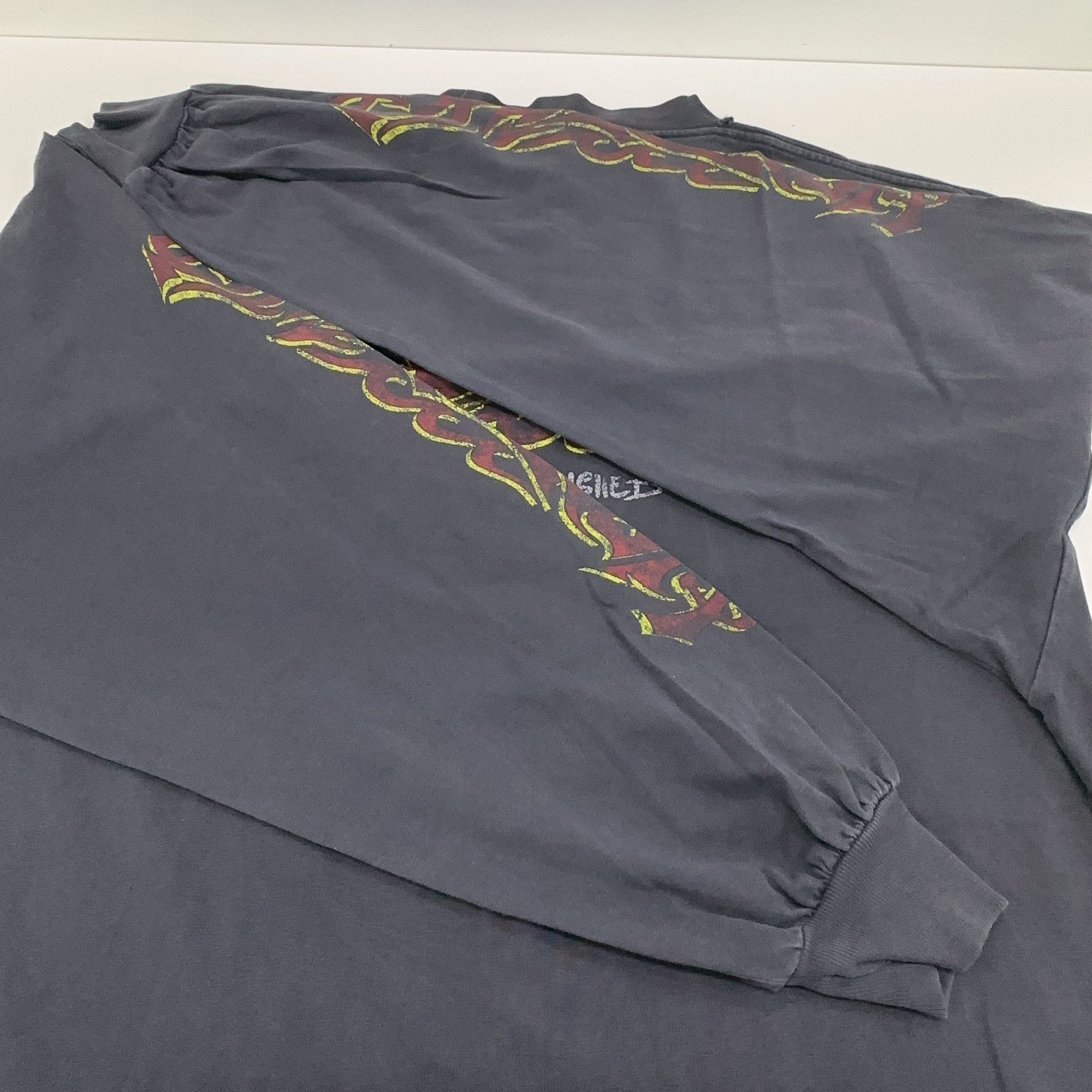 Balenciaga Balenciaga SS23 Graphic Logo Long Sleeve T-Shirt US M Size US M / EU 48-50 / 2 - 12 Thumbnail