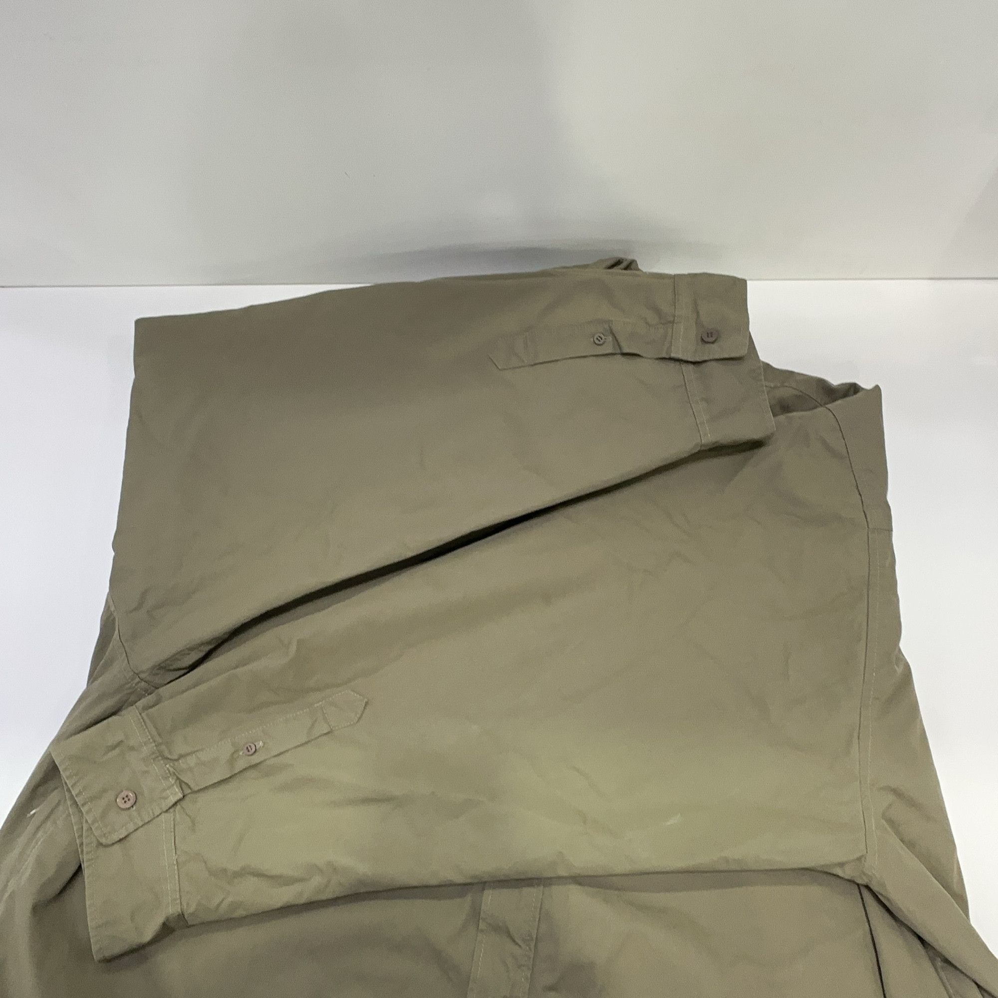 Balenciaga Balenciaga Khaki Hooded Button-Up Jacket Size 2 Size US M / EU 48-50 / 2 - 13 Thumbnail