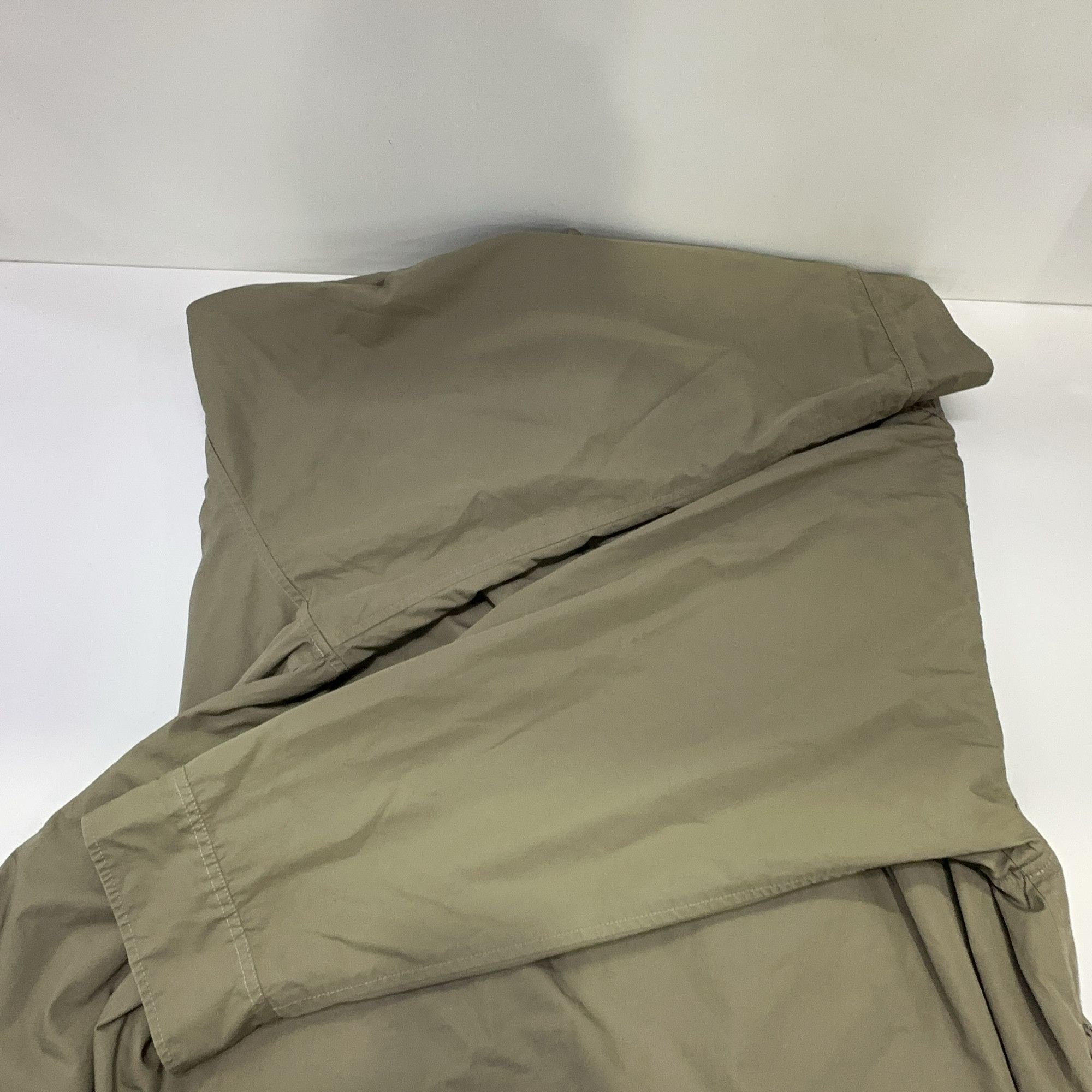 Balenciaga Balenciaga Khaki Hooded Button-Up Jacket Size 2 Size US M / EU 48-50 / 2 - 17 Thumbnail