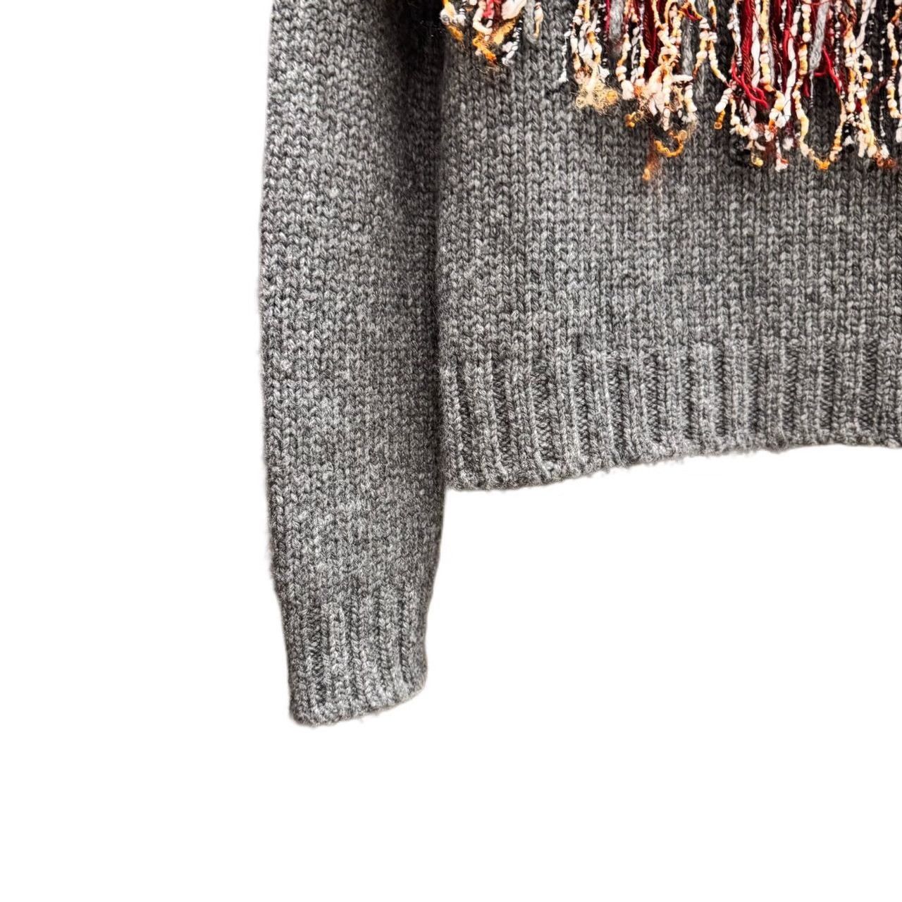Dior Dior Geometric Fringe Cashmere Sweater FR 36 Size XS / US 0-2 / IT 36-38 - 5 Thumbnail
