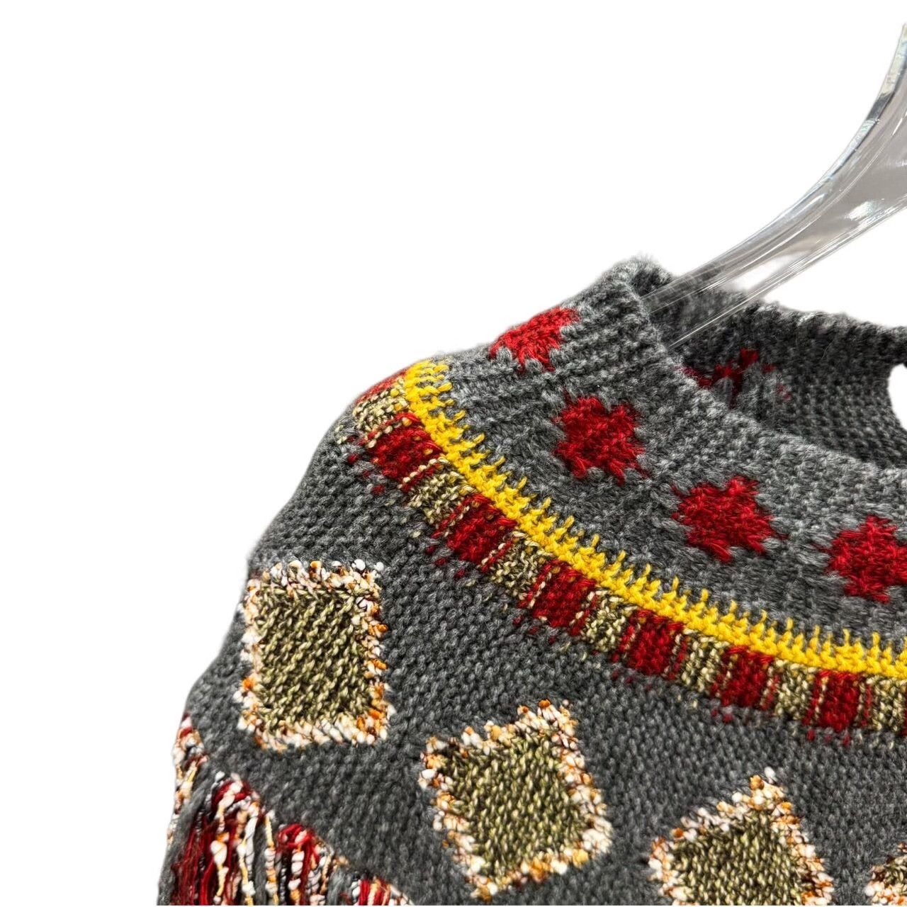 Dior Dior Geometric Fringe Cashmere Sweater FR 36 Size XS / US 0-2 / IT 36-38 - 4 Thumbnail