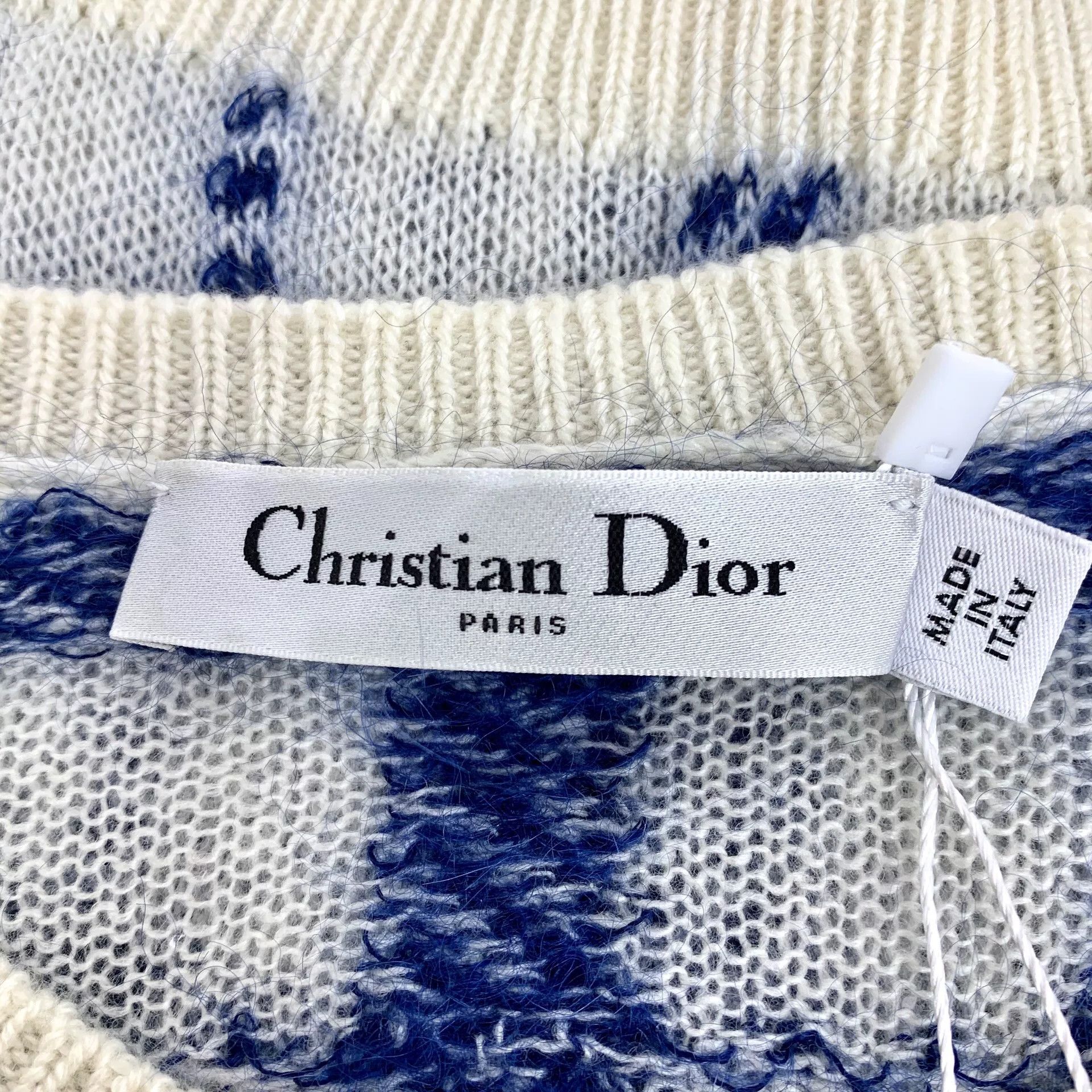 Dior Dior Blue Check Mohair Cardigan Set 36 Size XS / US 0-2 / IT 36-38 - 9 Thumbnail