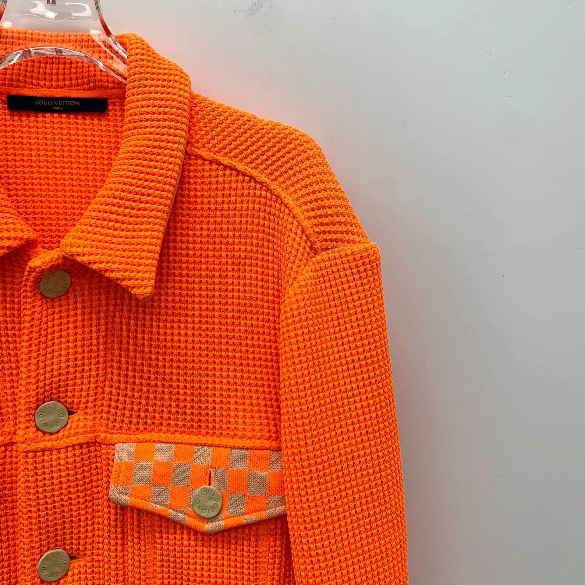 Louis Vuitton Louis Vuitton Damier Knit Light Jacket Size M Size US M / EU 48-50 / 2 - 4 Thumbnail