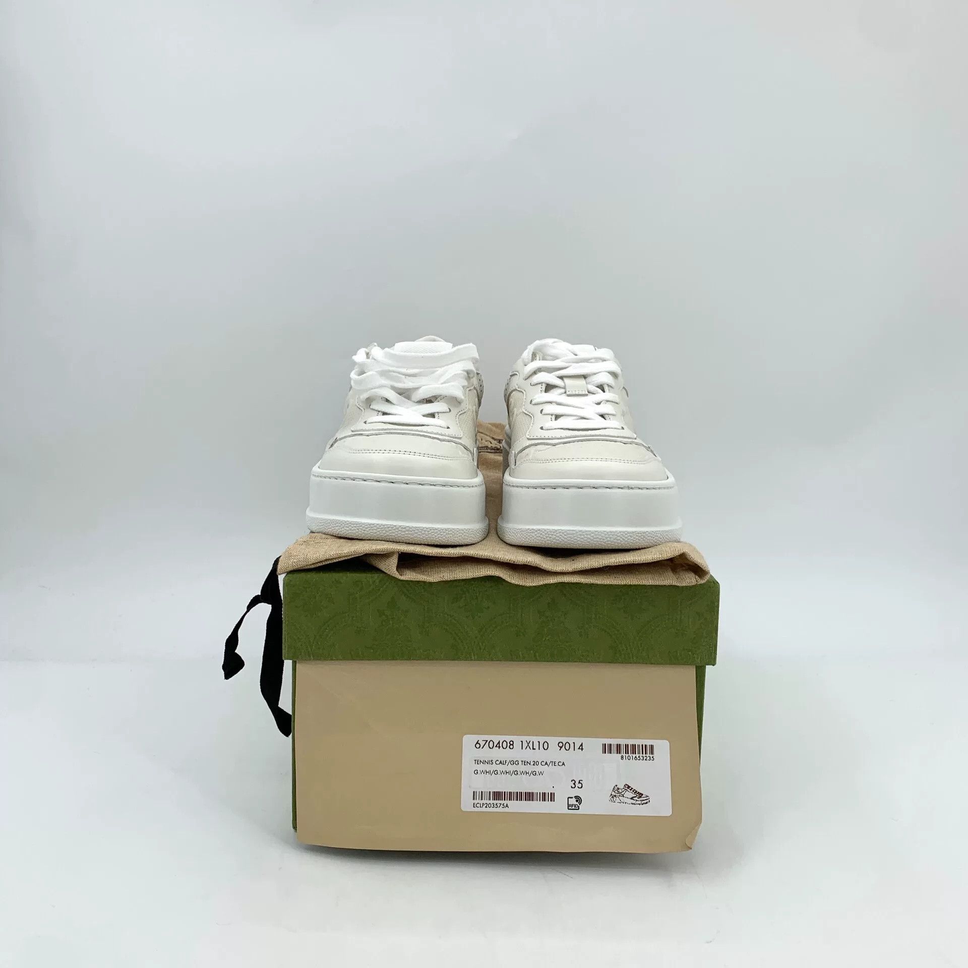 Gucci Gucci Embossed Logo Platform Sneakers 35 Size US 5 / IT 35 - 9 Thumbnail