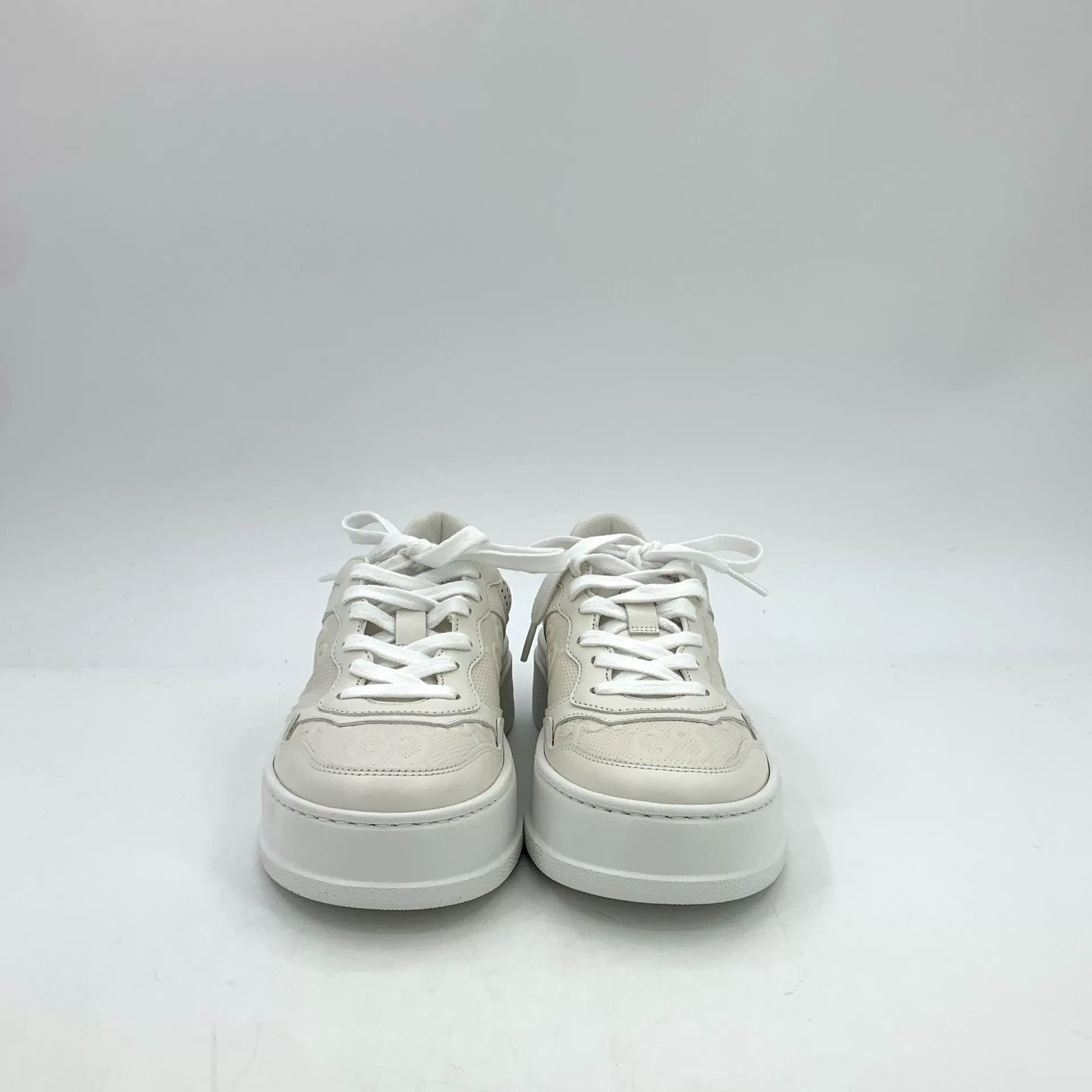 Gucci Gucci Embossed Logo Platform Sneakers 35 Size US 5 / IT 35 - 4 Thumbnail