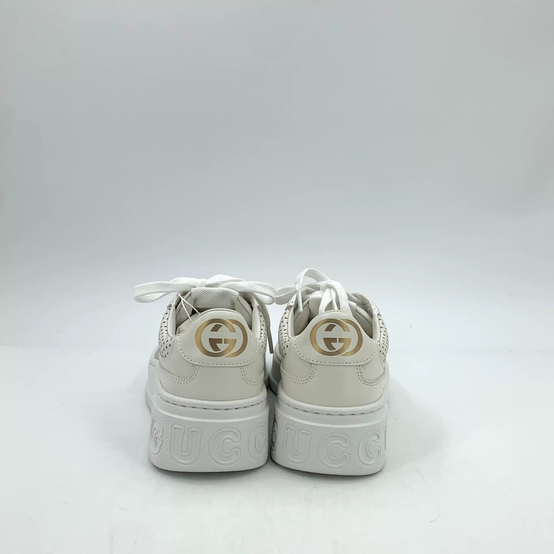 Gucci Gucci Embossed Logo Platform Sneakers 35 Size US 5 / IT 35 - 5 Thumbnail