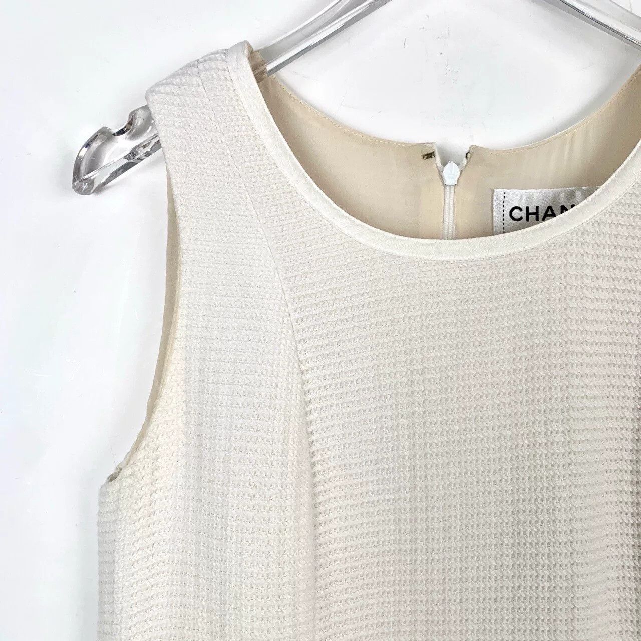 Chanel Chanel Textured Cotton Blend Mini Dress Size 36 Size XS / US 0-2 / IT 36-38 - 4 Thumbnail