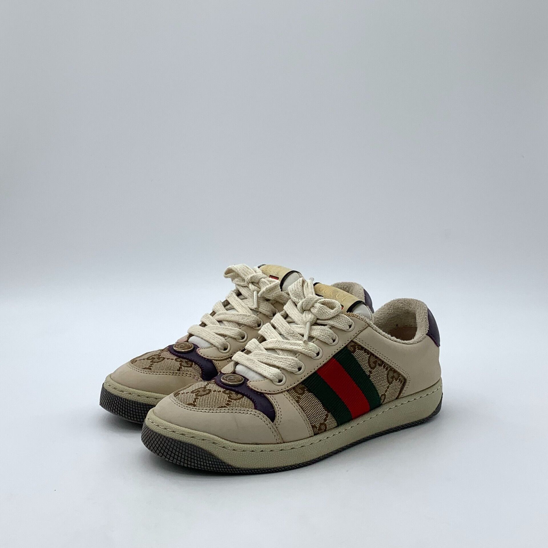 Gucci Gucci Screener GG Canvas Sneakers 35 Size US 5 / IT 35 - 2 Thumbnail