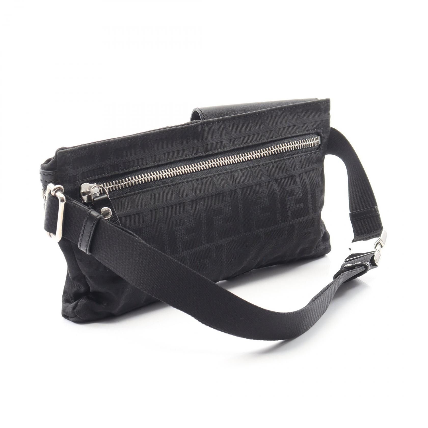 Fendi Fendi Fendi Zucca Nylon Leather Belt Bag Textile Belt Bag 7VA280 DUTY FREE for USA Size ONE SIZE - 2 Thumbnail