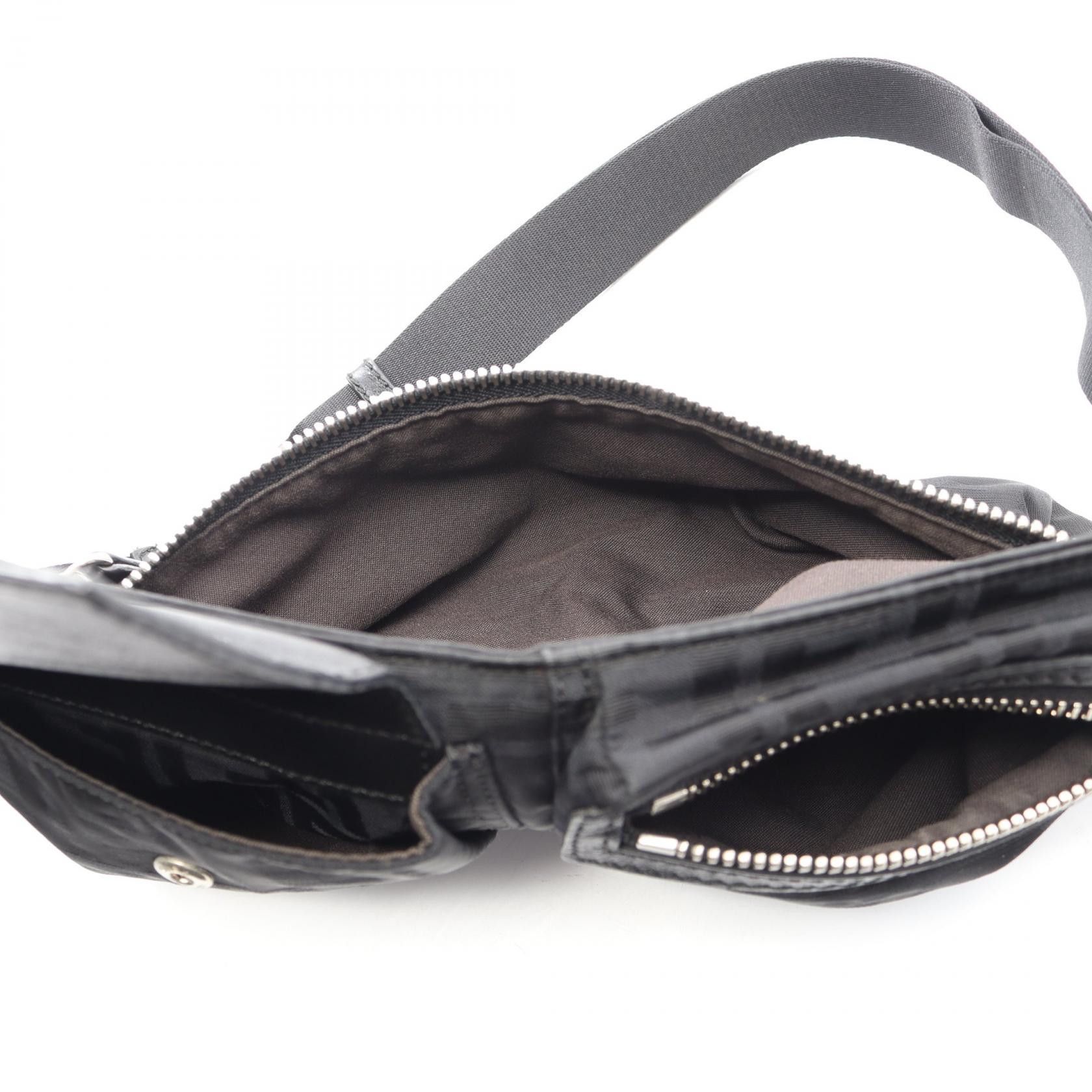 Fendi Fendi Fendi Zucca Nylon Leather Belt Bag Textile Belt Bag 7VA280 DUTY FREE for USA Size ONE SIZE - 3 Thumbnail