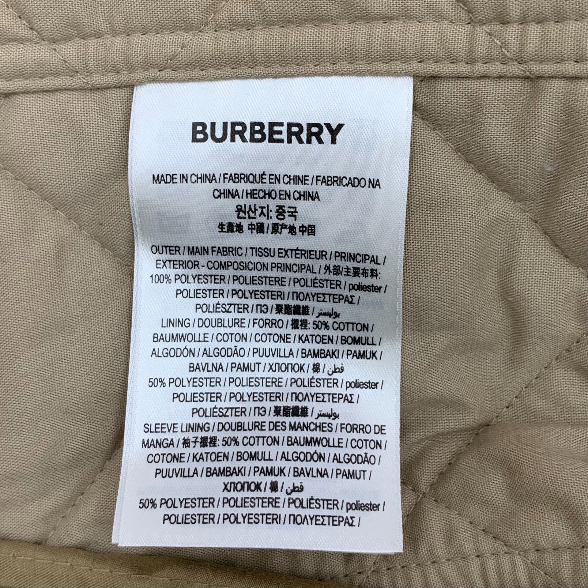 Burberry Burberry Quilted Diamond Jacket Size L Size US L / EU 52-54 / 3 - 10 Thumbnail