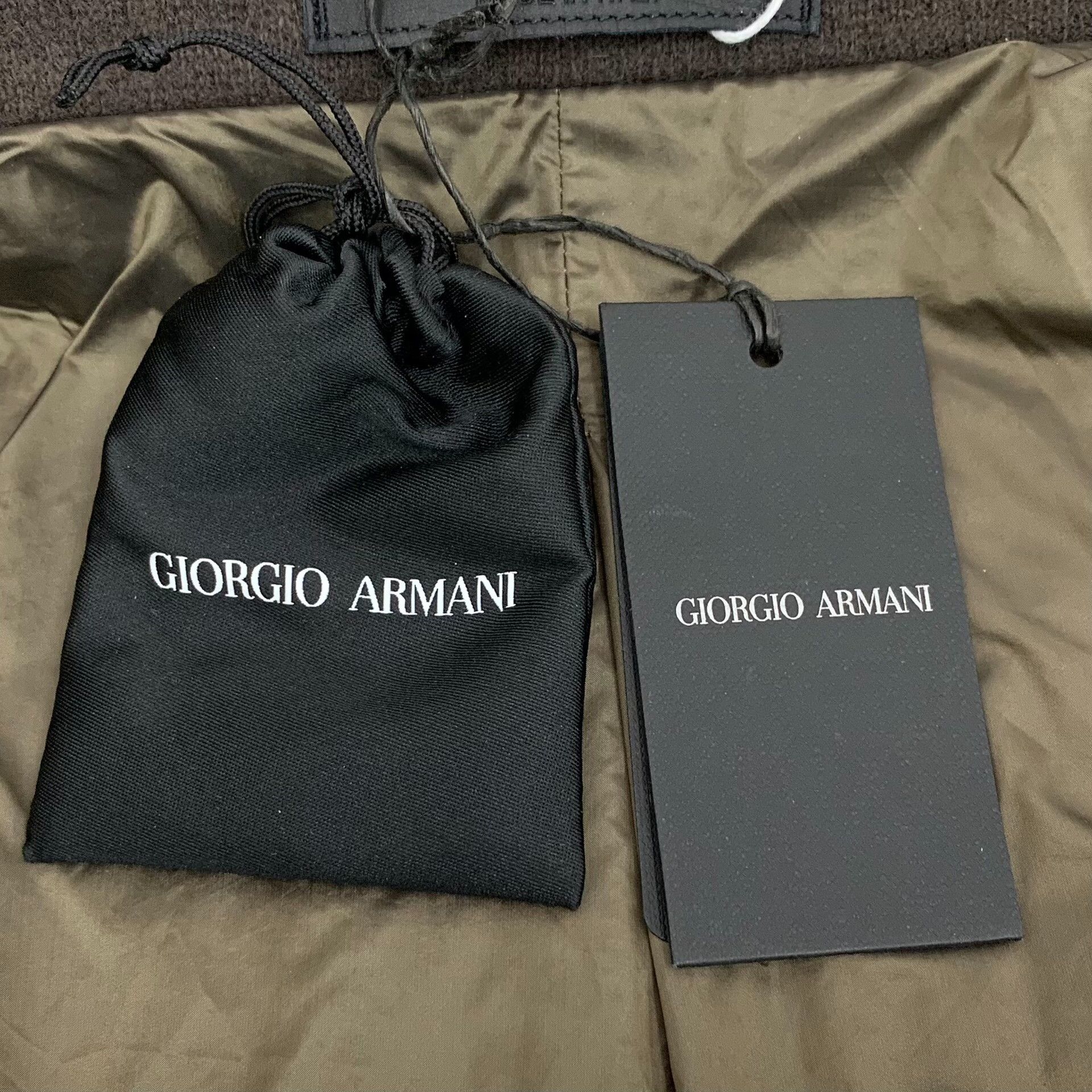 Giorgio Armani Giorgio Armani Wool Cashmere Single Breasted Coat 46 Size US S / EU 44-46 / 1 - 8 Thumbnail
