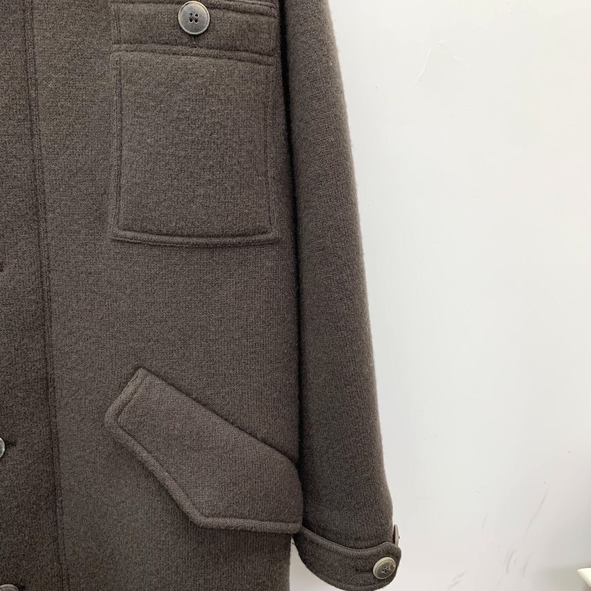 Giorgio Armani Giorgio Armani Wool Cashmere Single Breasted Coat 46 Size US S / EU 44-46 / 1 - 5 Thumbnail