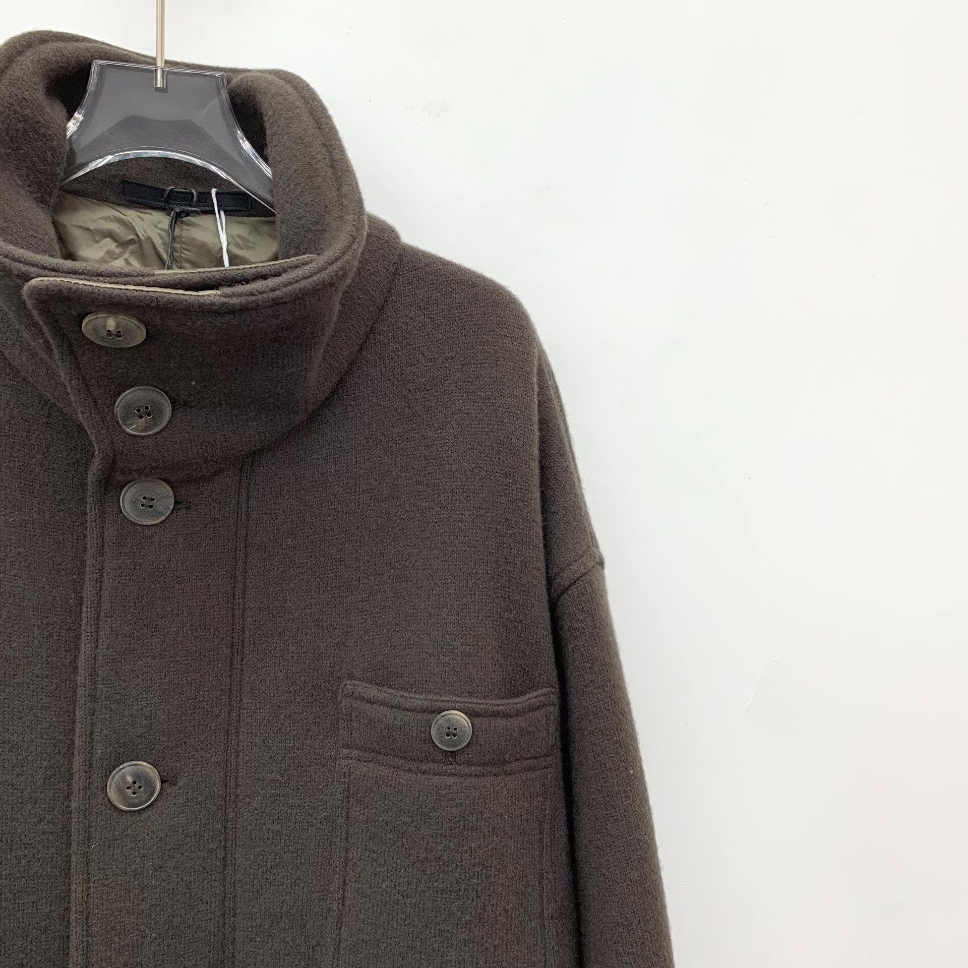 Giorgio Armani Giorgio Armani Wool Cashmere Single Breasted Coat 46 Size US S / EU 44-46 / 1 - 4 Thumbnail