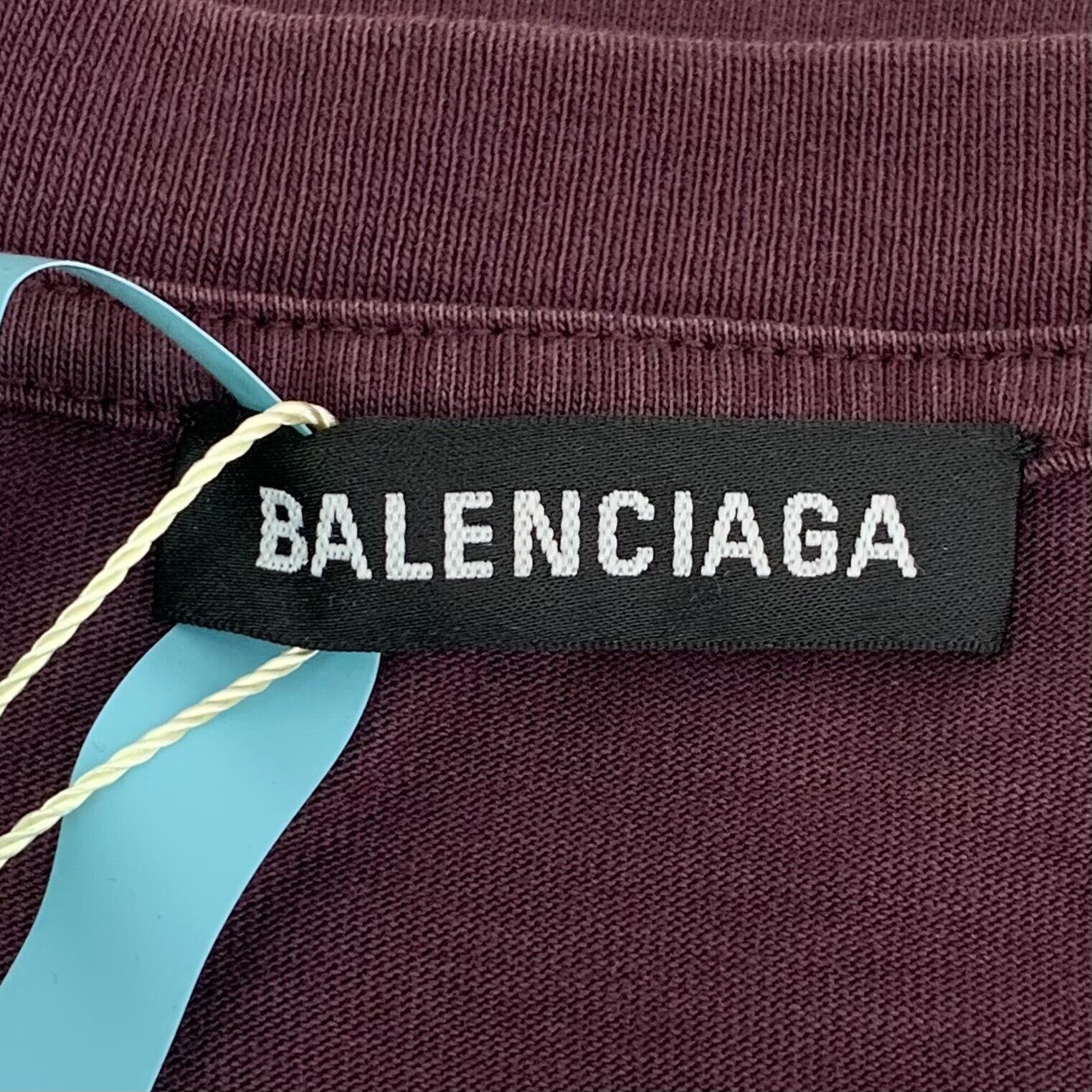 Balenciaga Balenciaga Purple Logo T-Shirt XS Size US XS / EU 42 / 0 - 6 Thumbnail