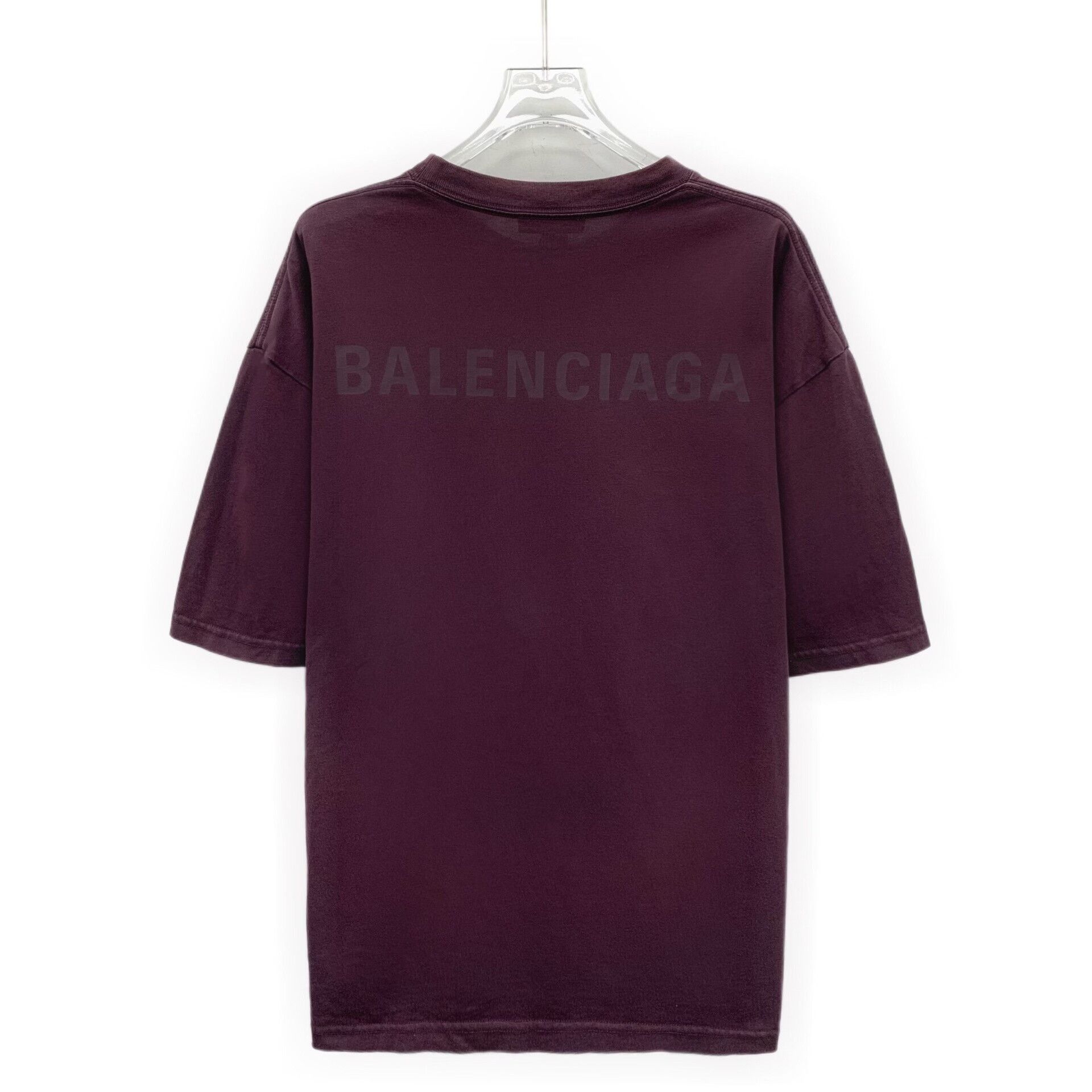 Balenciaga Balenciaga Purple Logo T-Shirt XS Size US XS / EU 42 / 0 - 3 Thumbnail