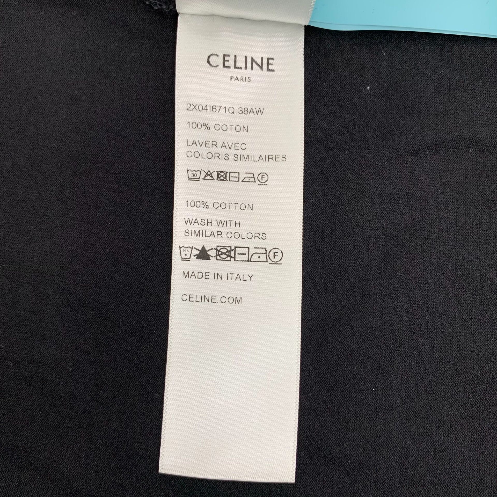 Celine CELINE Embroidered Triomphe T-Shirt S Size US S / EU 44-46 / 1 - 9 Thumbnail