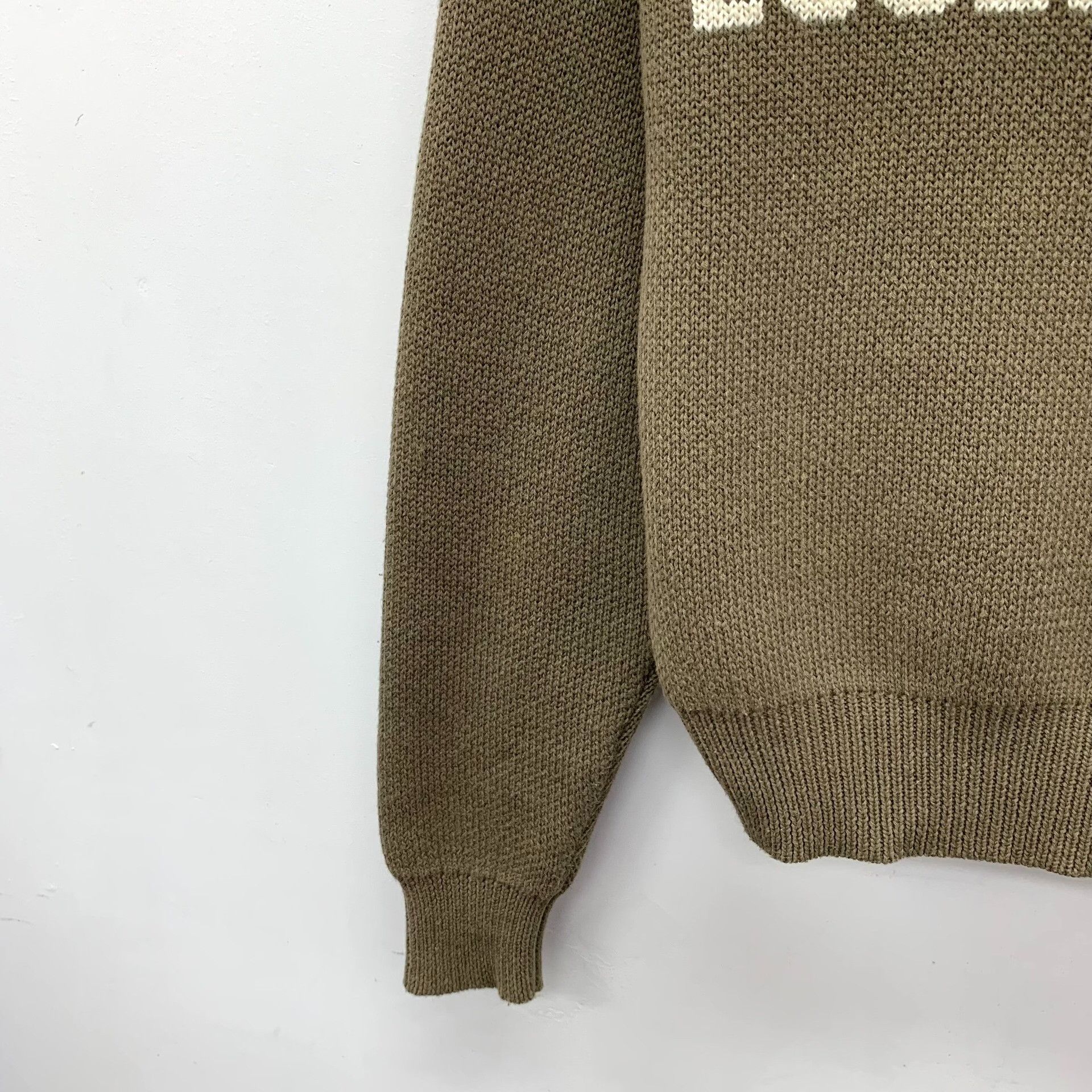 Essentials Essentials Olive Logo Knit Sweater S Size US S / EU 44-46 / 1 - 5 Thumbnail