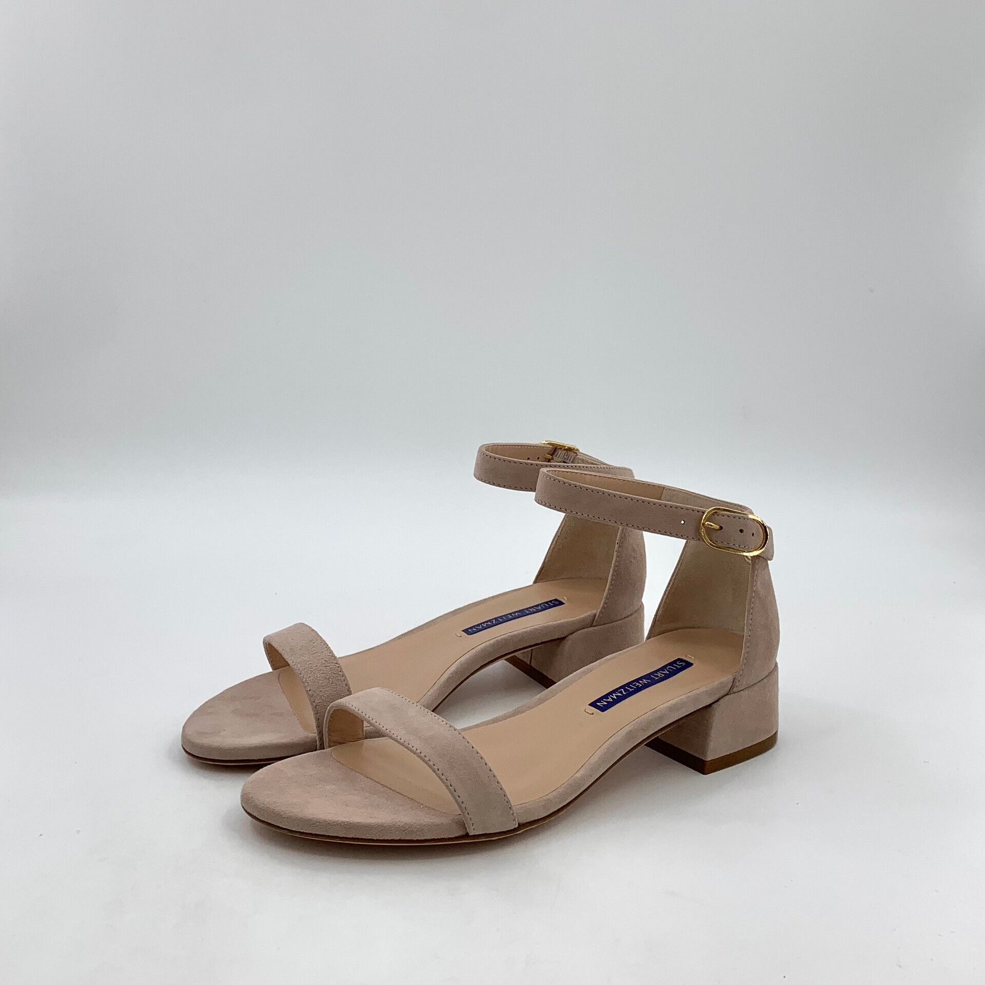 Stuart Weitzman Stuart Weitzman Nudistjune Suede Sandals 36.5 Size US 6.5 / IT 36.5 - 2 Thumbnail